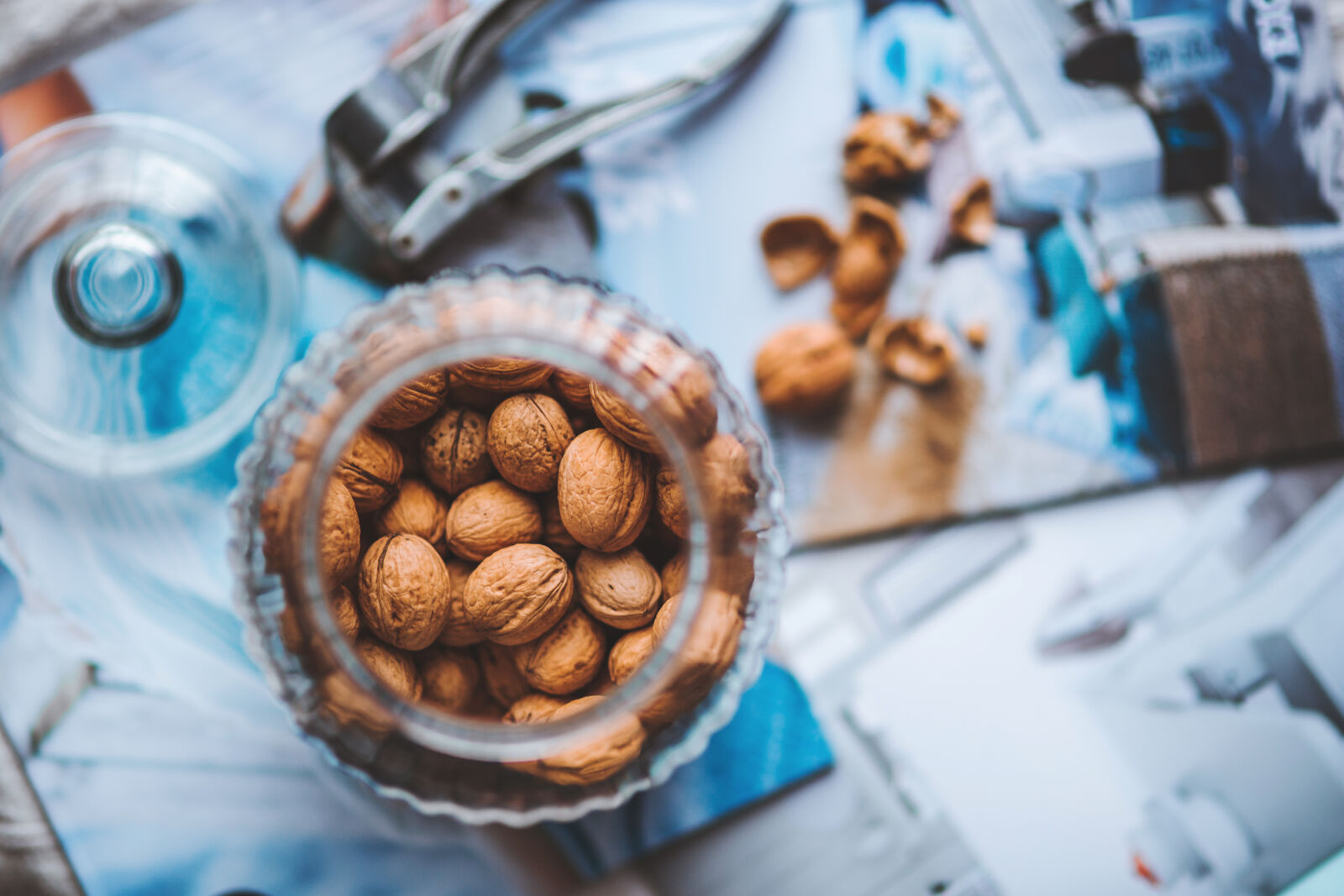 Sigma 85mm F1.4 EX DG HSM sample photo. Walnuts, in, the, jar photography