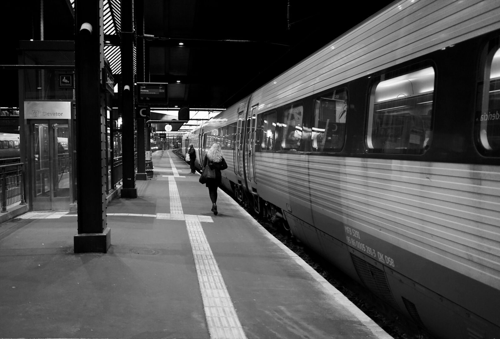 Sony a7 II sample photo. Train, railway station, travel photography