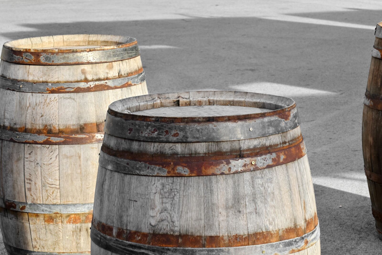 Nikon D5500 sample photo. Barrel, handmade, wooden, old photography