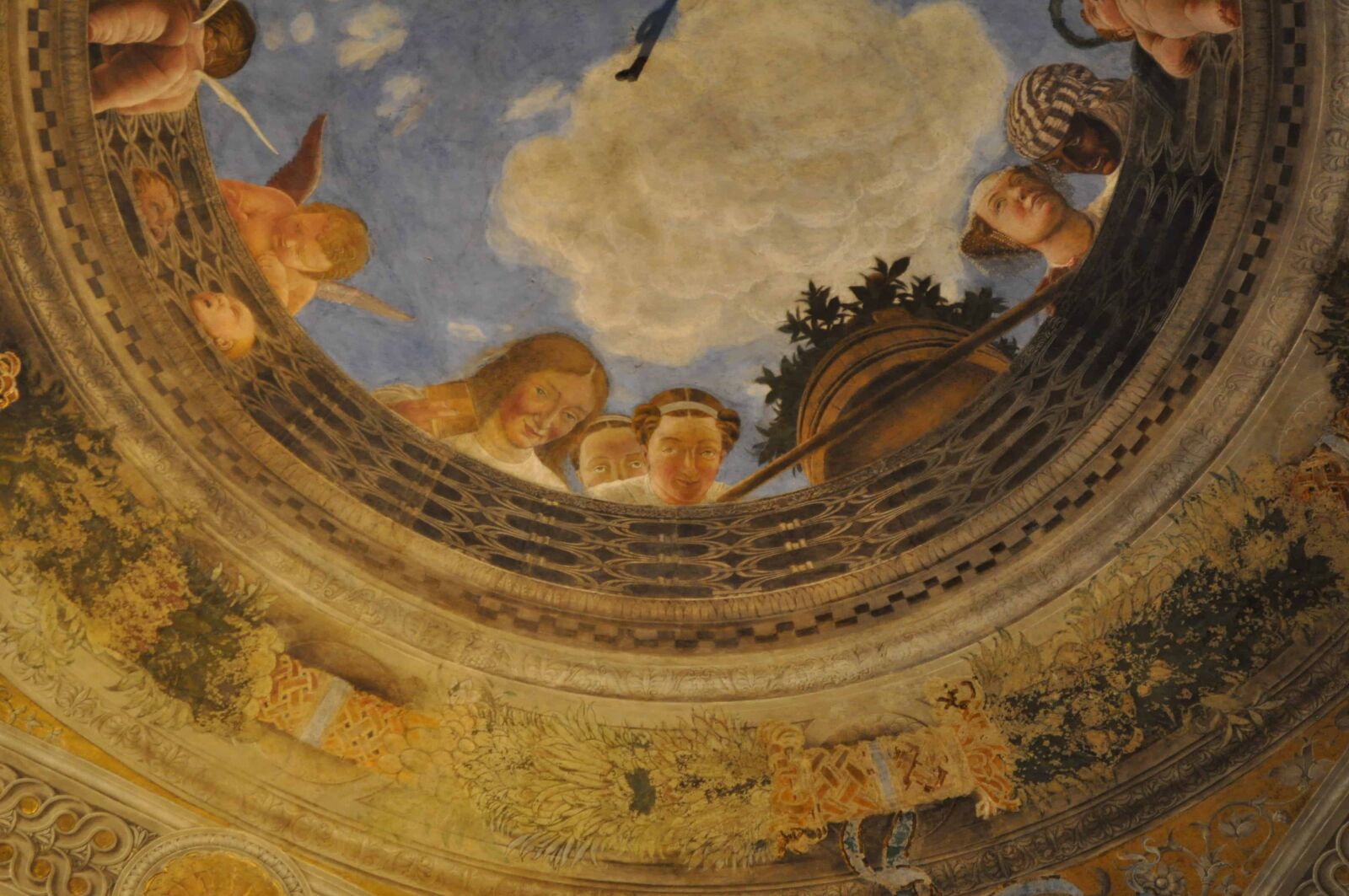 Nikon D5000 sample photo. Ceiling, oil painting, art photography