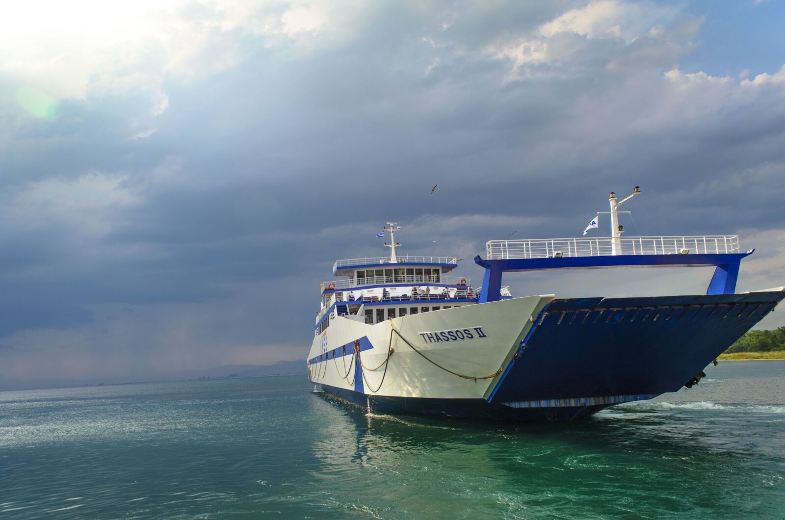 Nikon D5100 sample photo. Ferry, sea, water photography