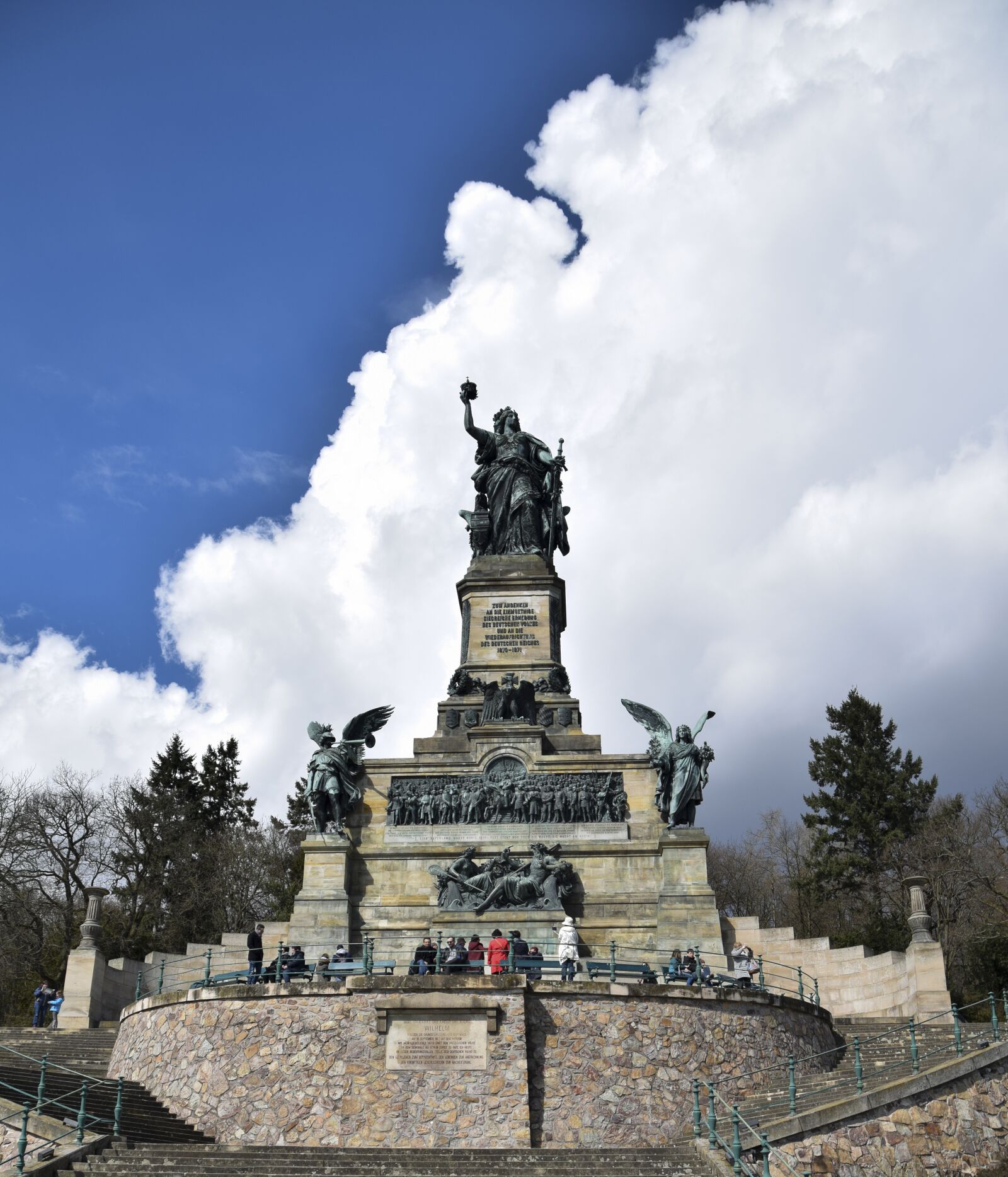Nikon D5300 sample photo. Monument, rhine, niederwald photography