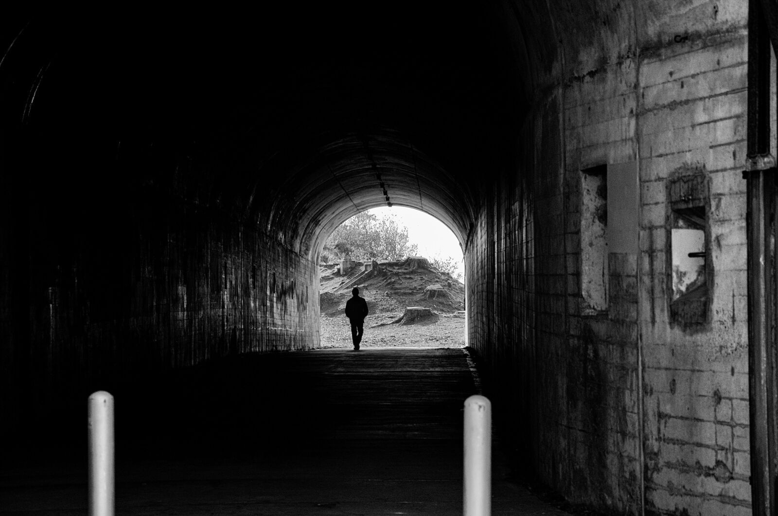 Nikon D5100 sample photo. Architecture, tunnel, marin photography