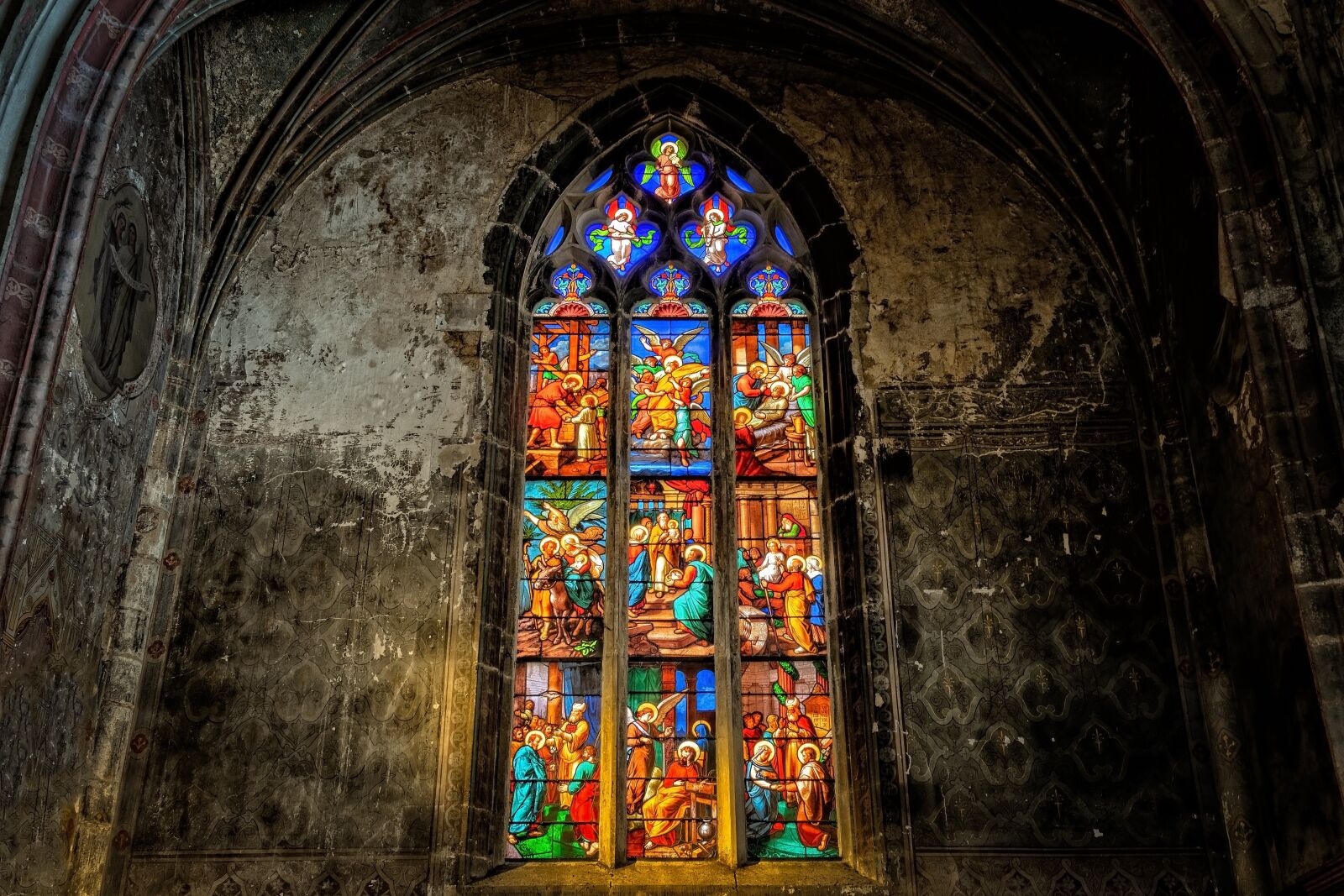 Nikon D3300 sample photo. Church, window, colorful photography