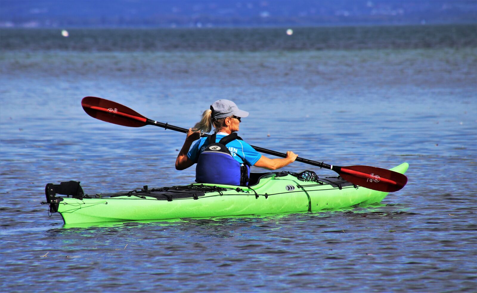 Canon EOS 80D sample photo. Kayak, on the water photography