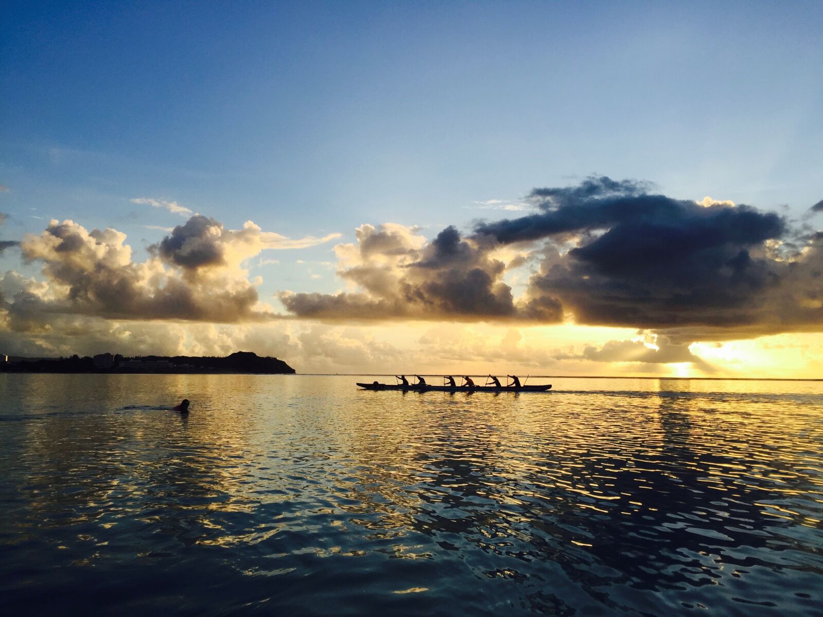 Apple iPhone 6 sample photo. Golden sea, sunset, landscape photography