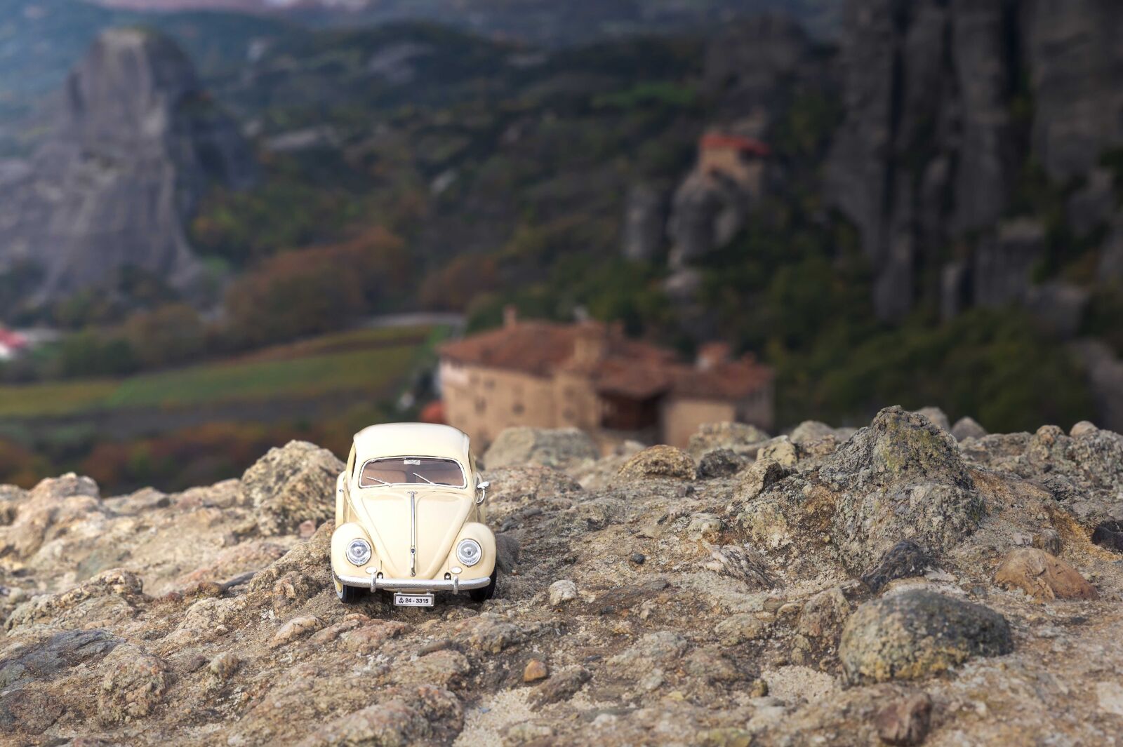 Tamron SP 24-70mm F2.8 Di VC USD sample photo. Meteora, greece, rocks photography
