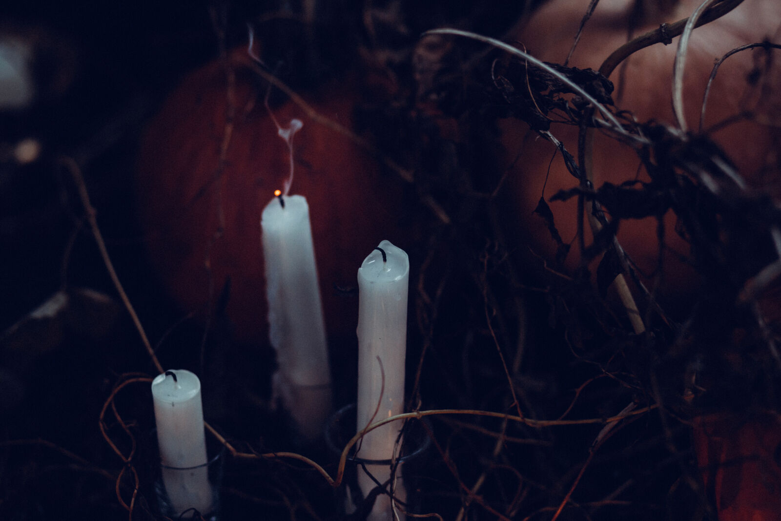 Canon EF 85mm F1.8 USM sample photo. 3, white, candles, without, light photography