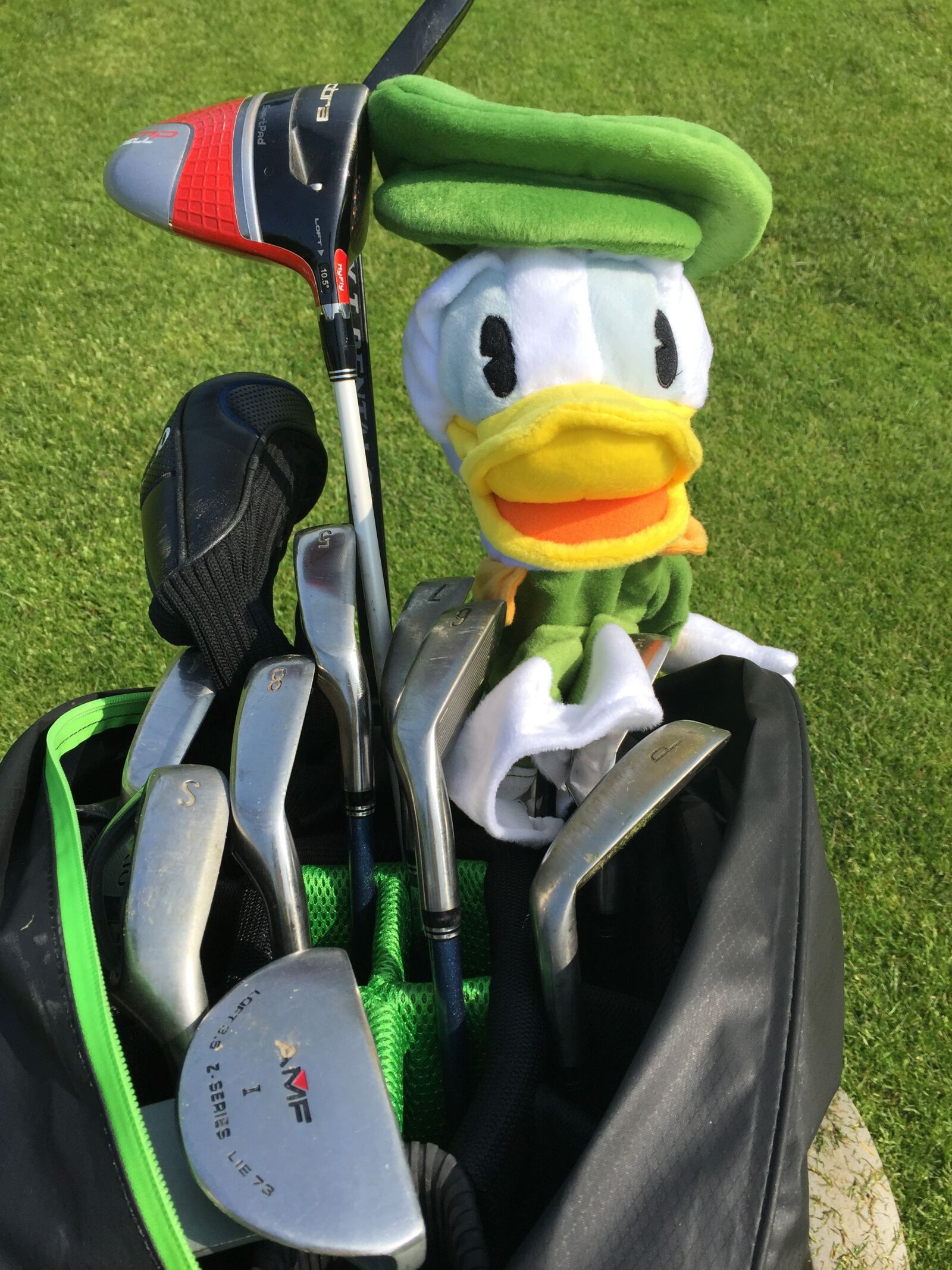 Apple iPhone 6 sample photo. Golf, bat, sport photography