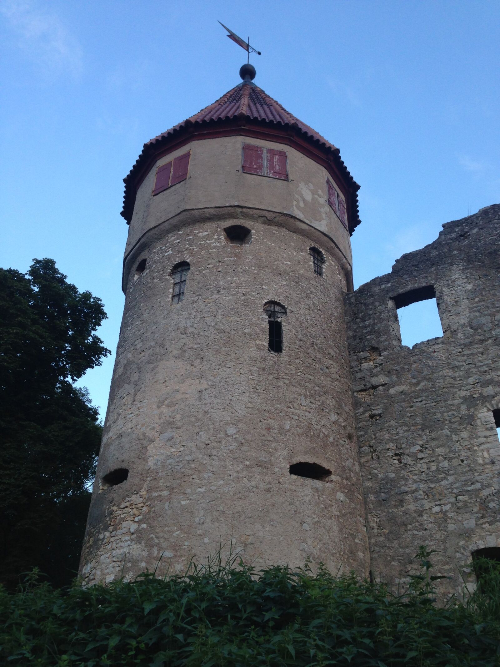 iPhone 5 back camera 4.12mm f/2.4 sample photo. Castle, honing mountain, tuttlingen photography