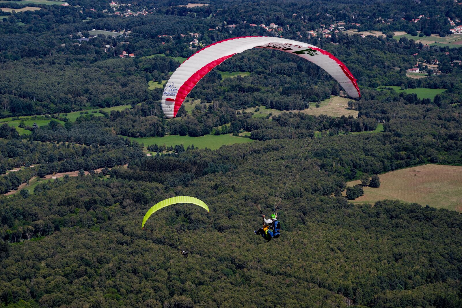 Pentax K-1 Mark II + Sigma sample photo. Paraglide, gliding, paraglider photography