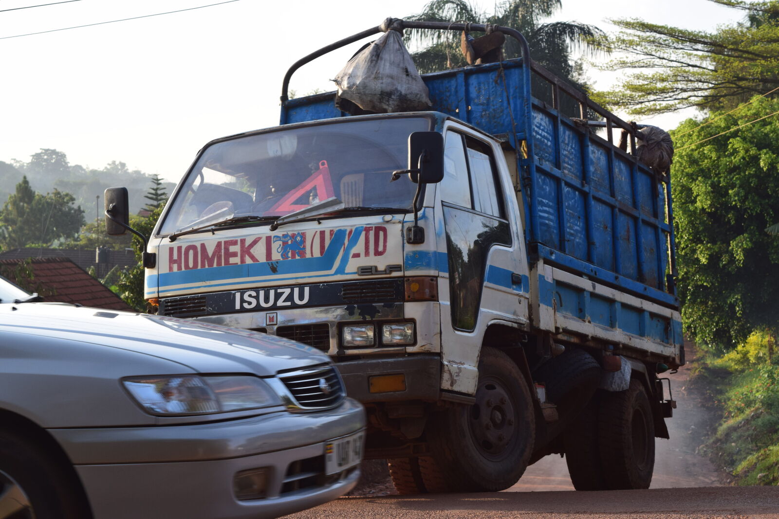 Nikon D5300 sample photo. Garbage, kampala, truck, uganda photography