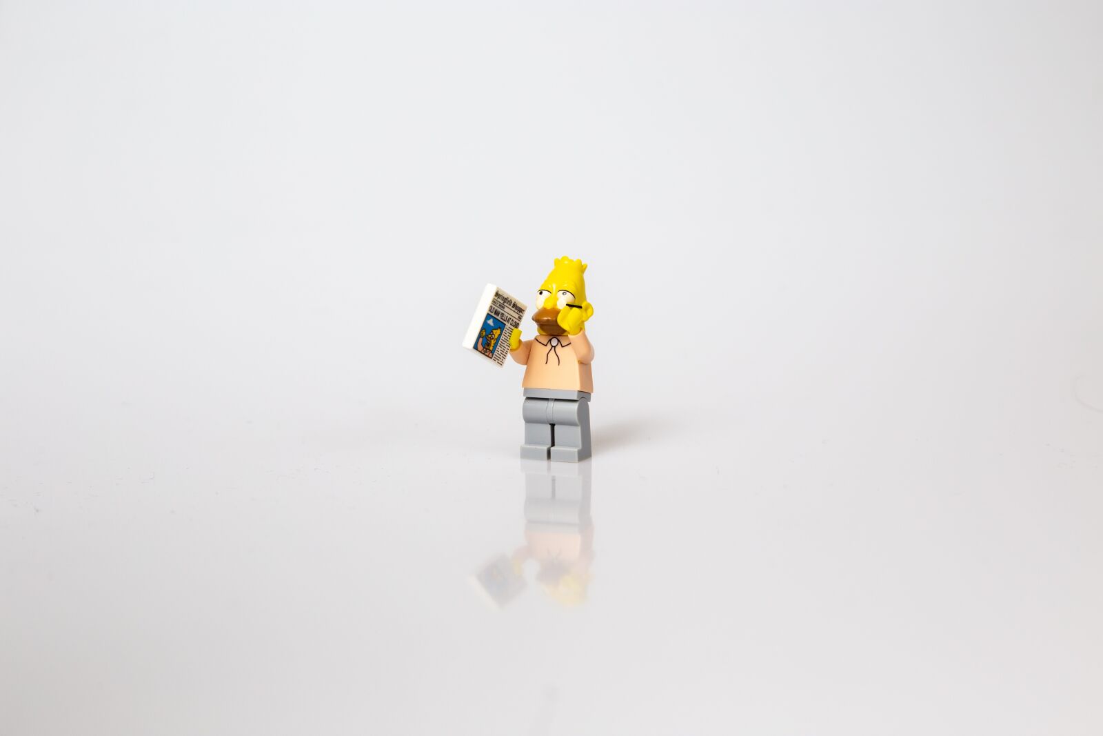 Canon EOS 6D + Canon EF 24-105mm F4L IS USM sample photo. Simpsons, grandpa, lego photography