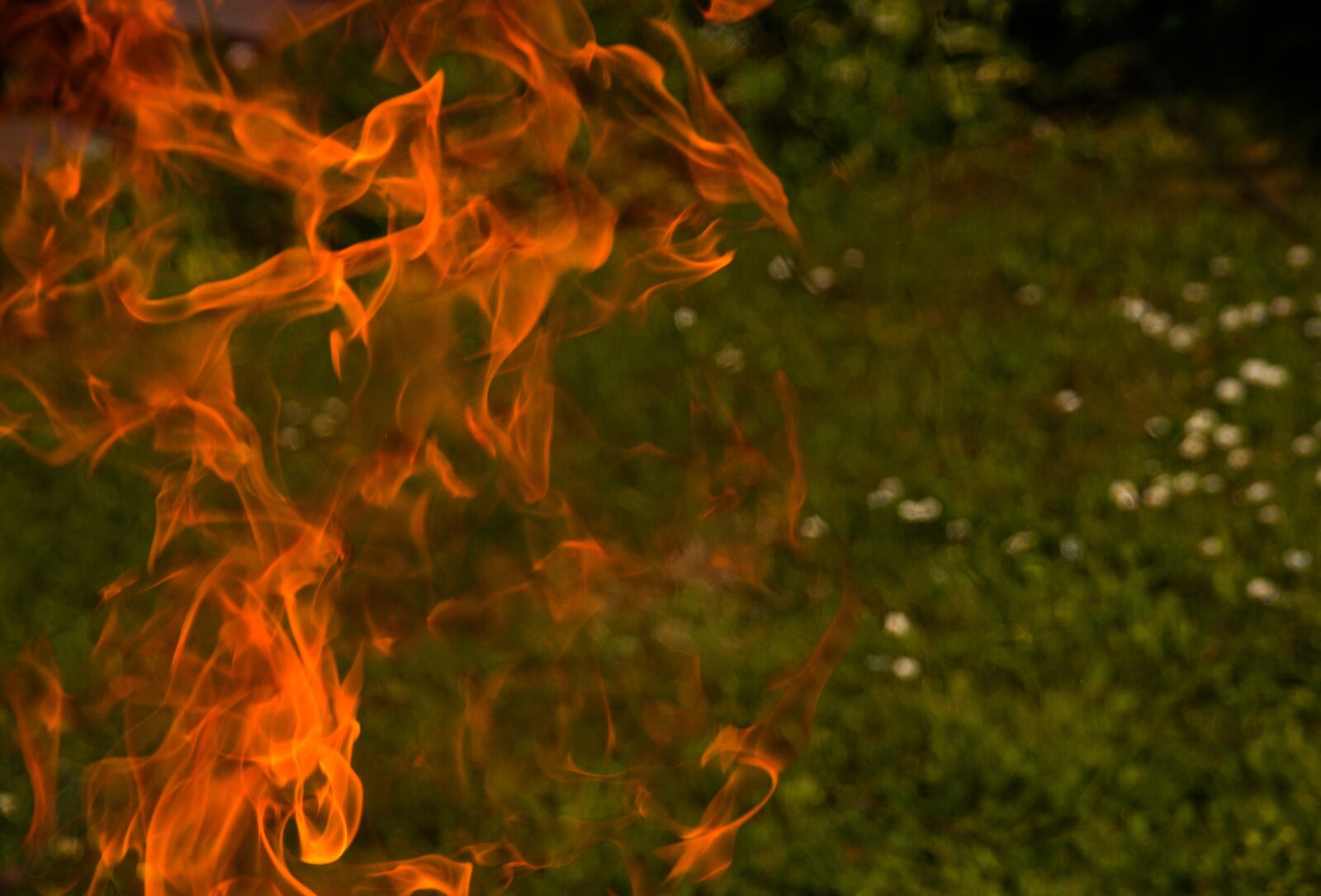 Sony SLT-A57 sample photo. Dangerous, caution, fire photography