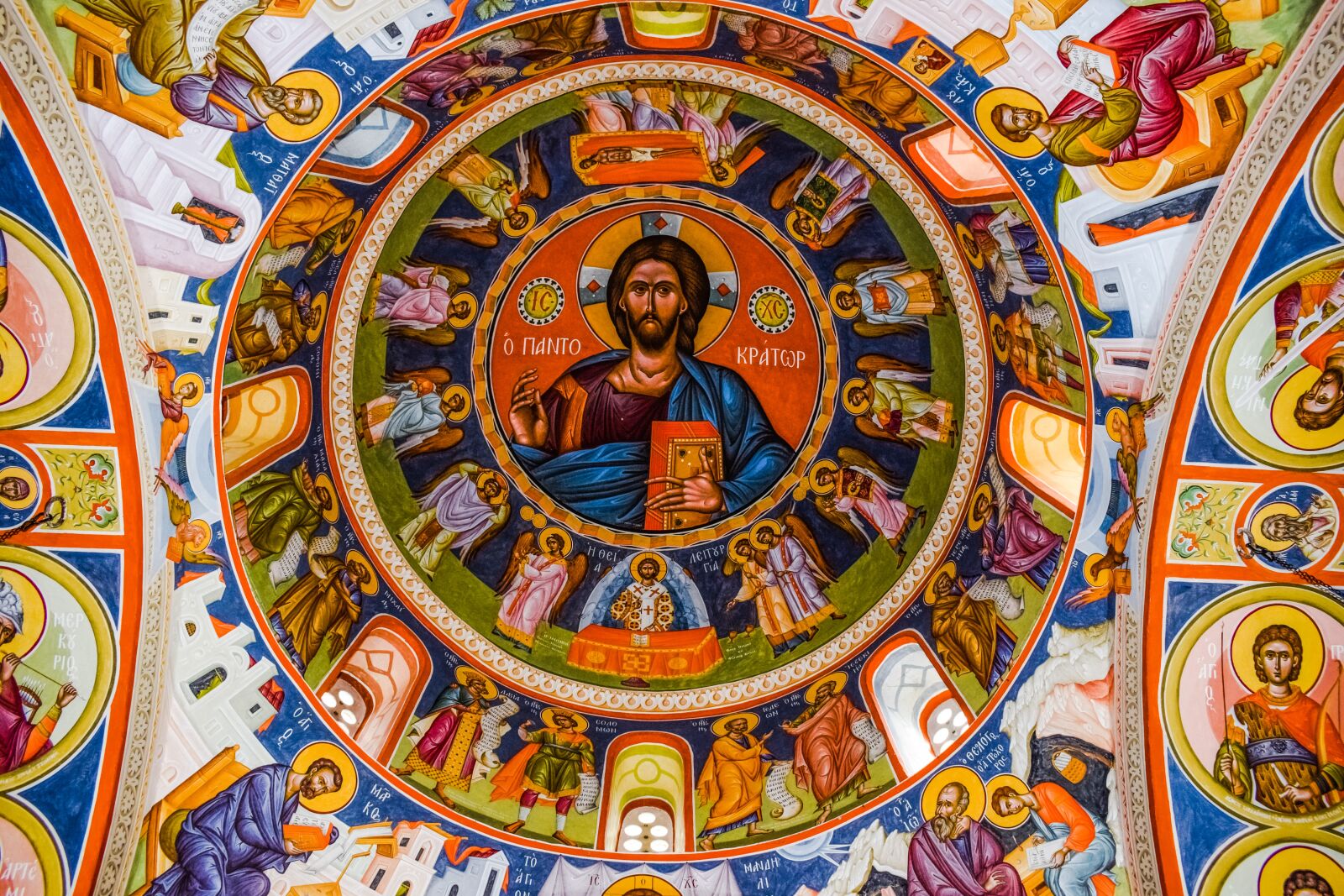 Nikon D3300 sample photo. Dome, interior, painting photography