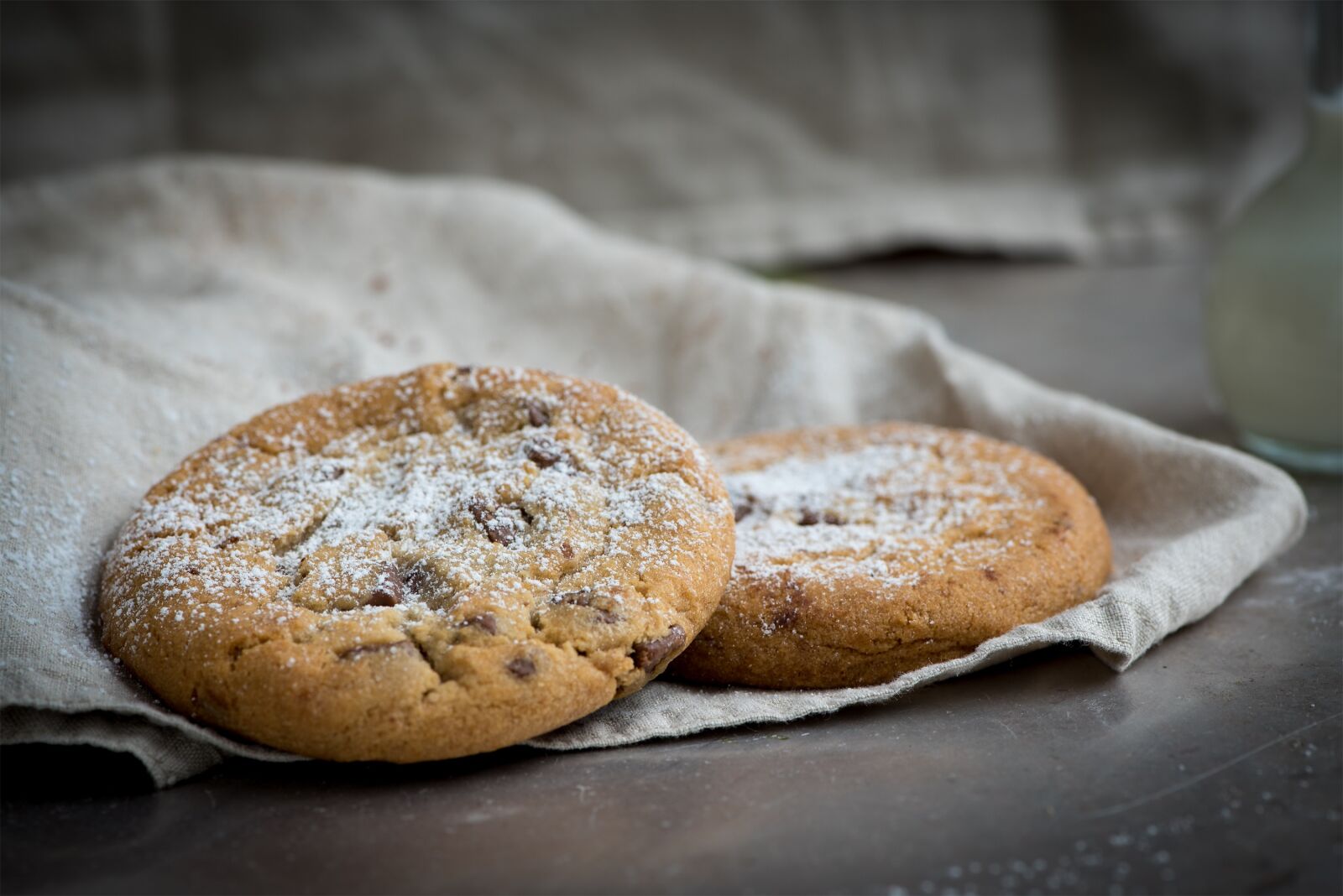 Nikon D750 sample photo. Cookie, lighter cookie, nut photography