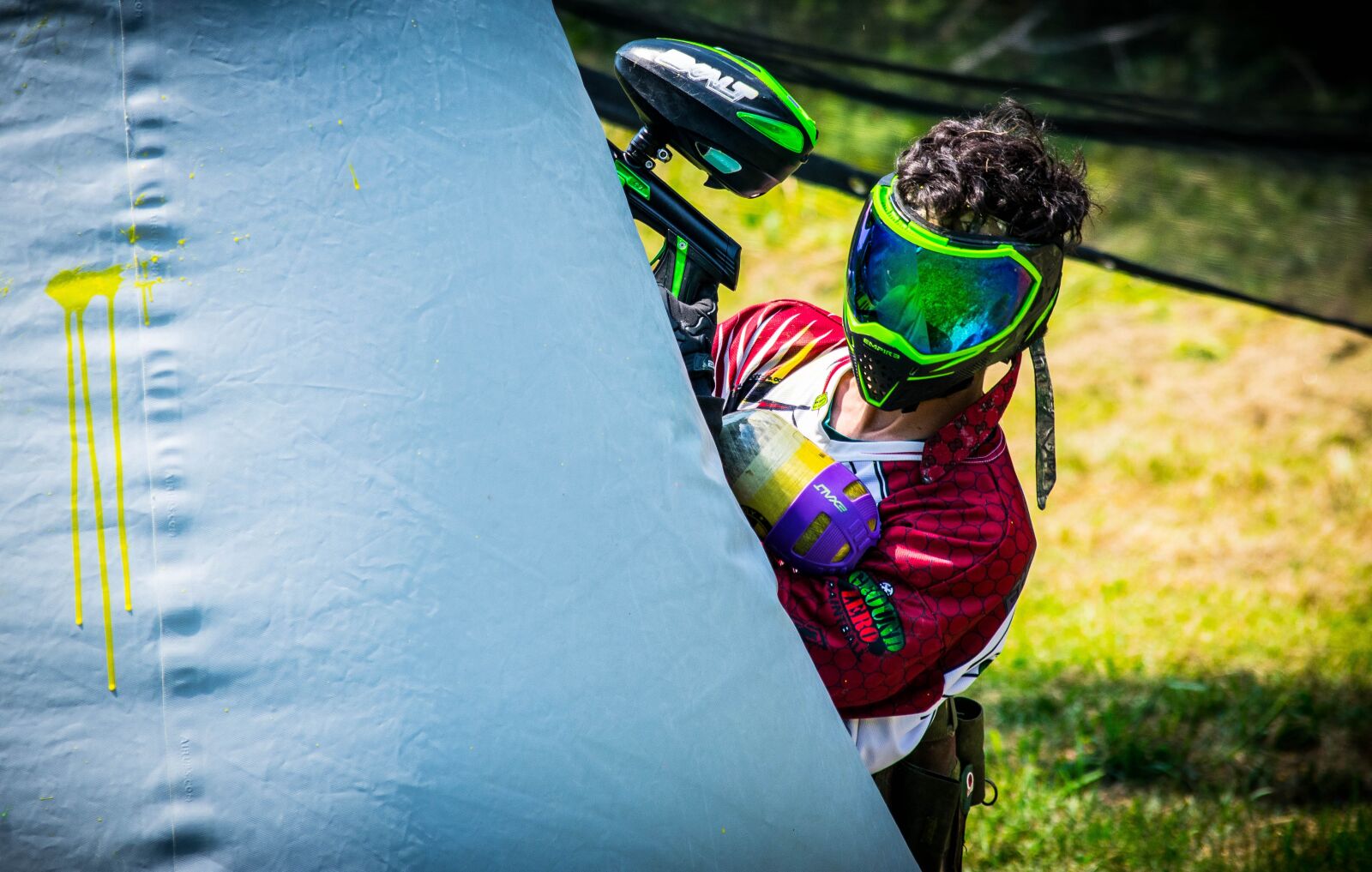 Nikon D3400 sample photo. Paintball, shooting, player photography