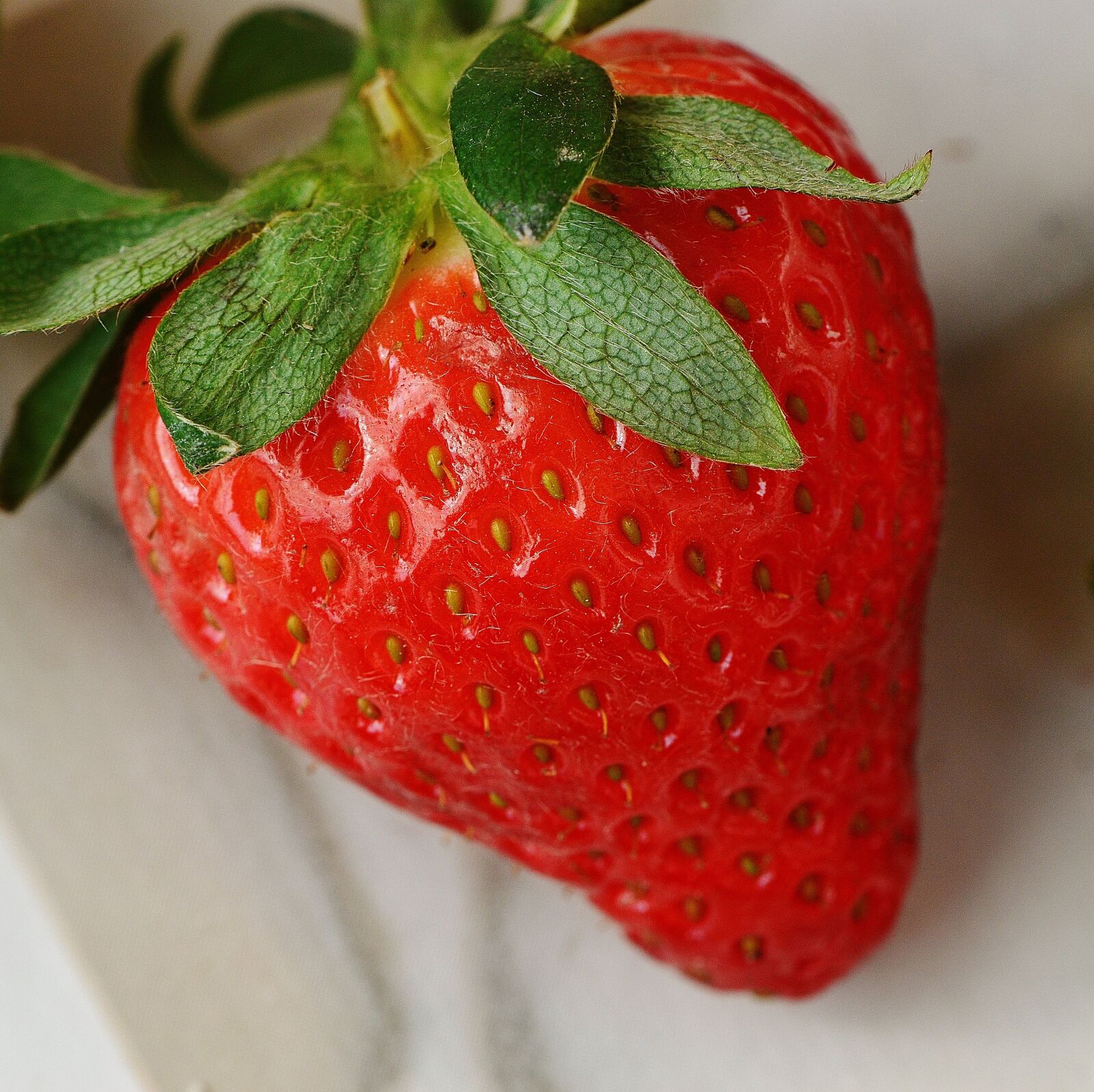 Nikon D3200 sample photo. Strawberries, fruit, close up photography