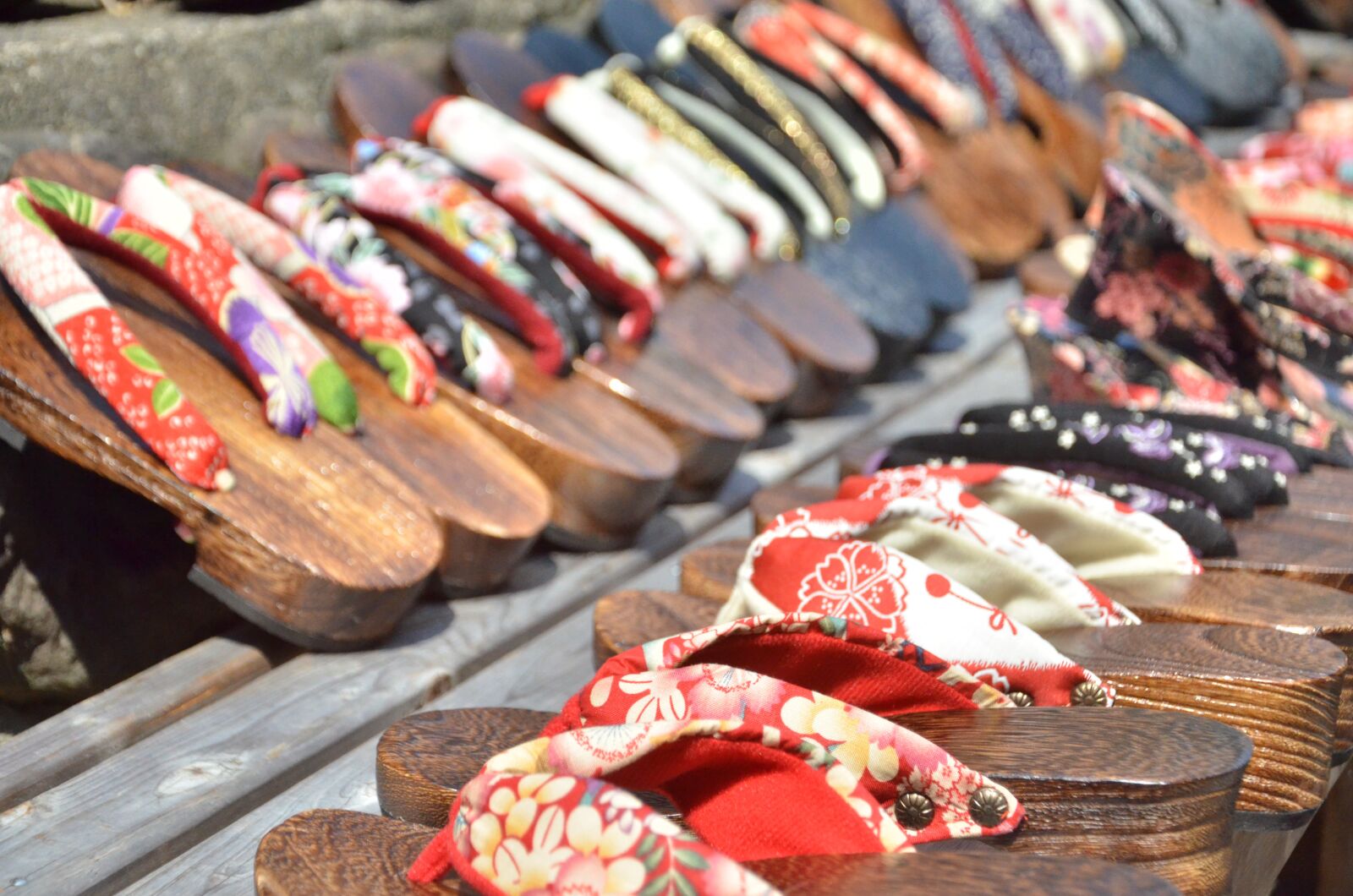 Nikon D7000 sample photo. Japan, shoes, sandals photography