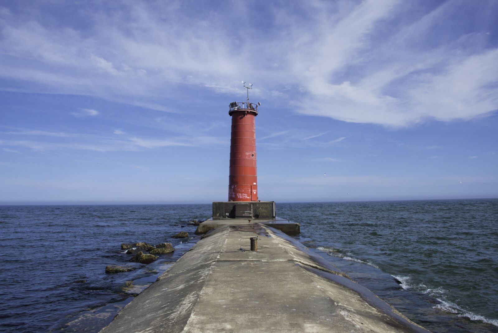 Nikon D800 sample photo. Lighthouse, red, ocean photography
