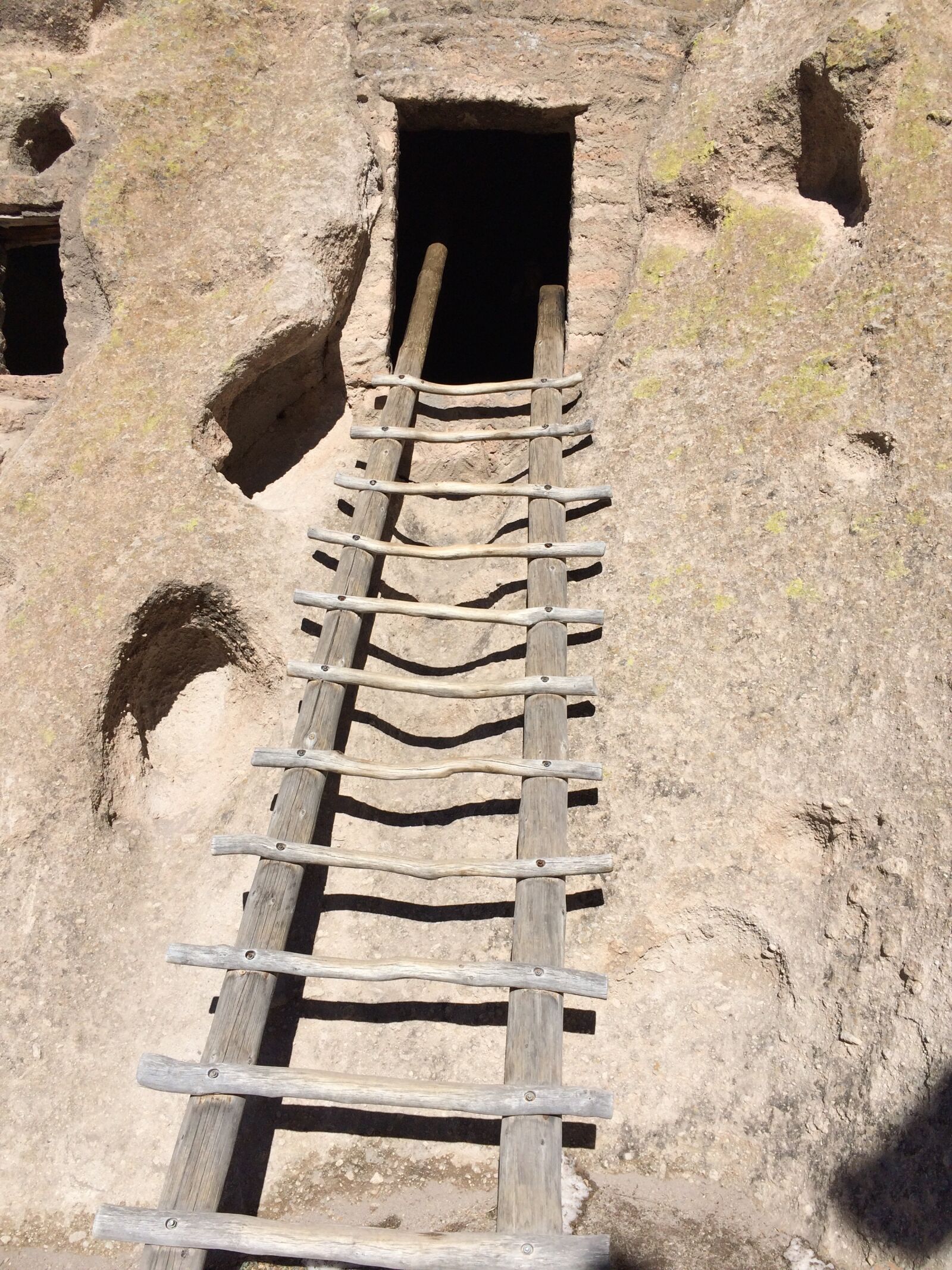 iPhone 5s back camera 4.15mm f/2.2 sample photo. Bandelier national monument, ladder photography
