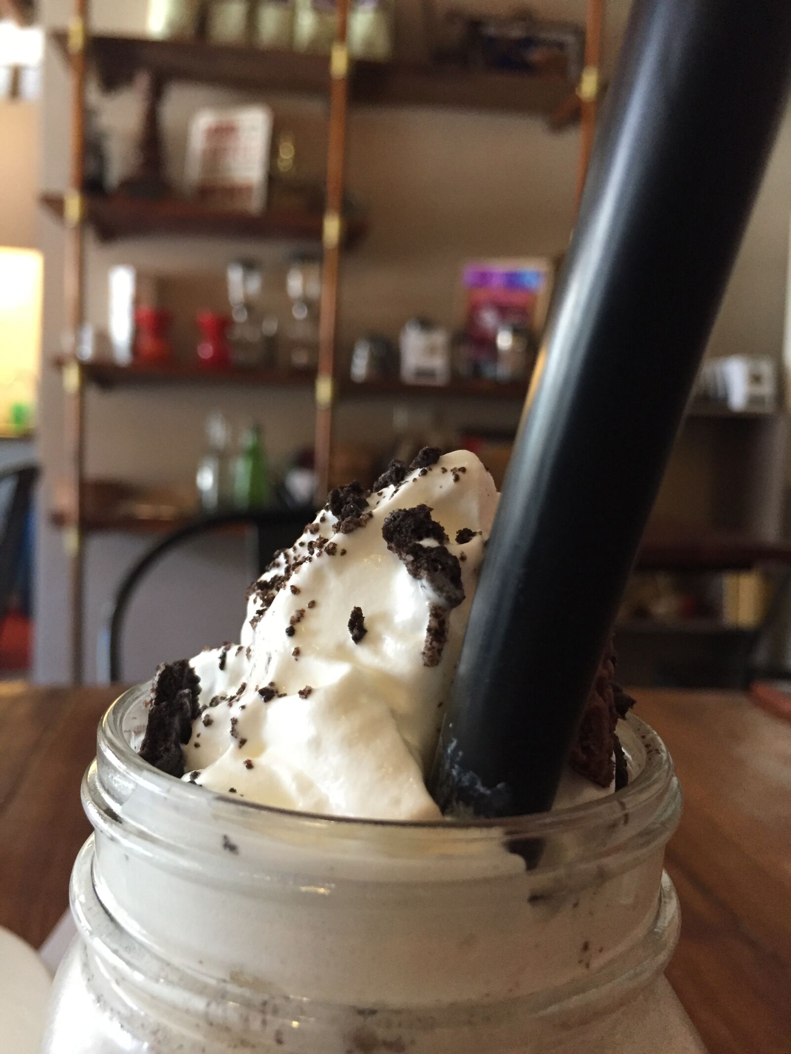 Apple iPhone 6 sample photo. Cookies, drinks, milkshake, oreo photography