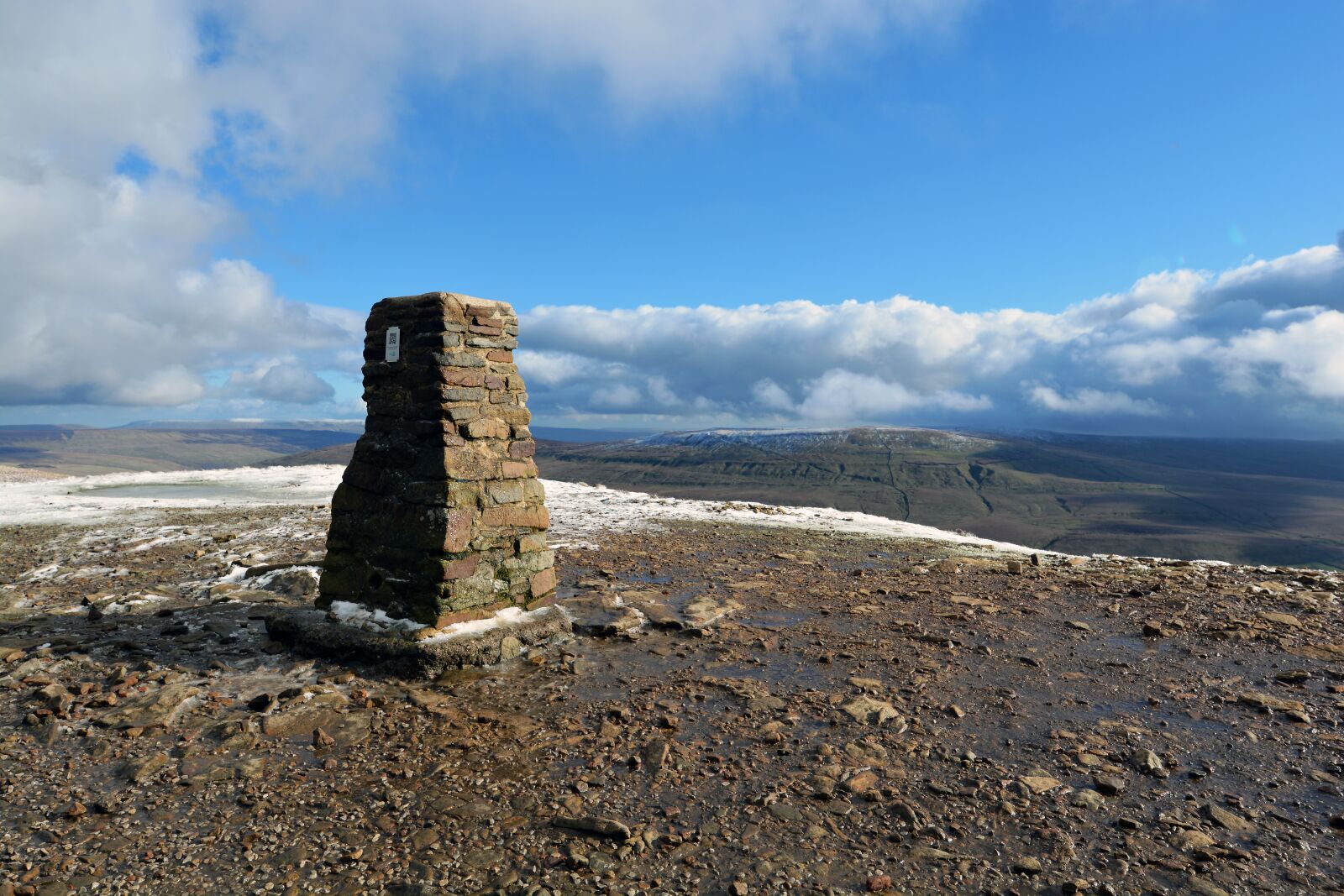Nikon D7100 sample photo. Mountain, trig point, summit photography