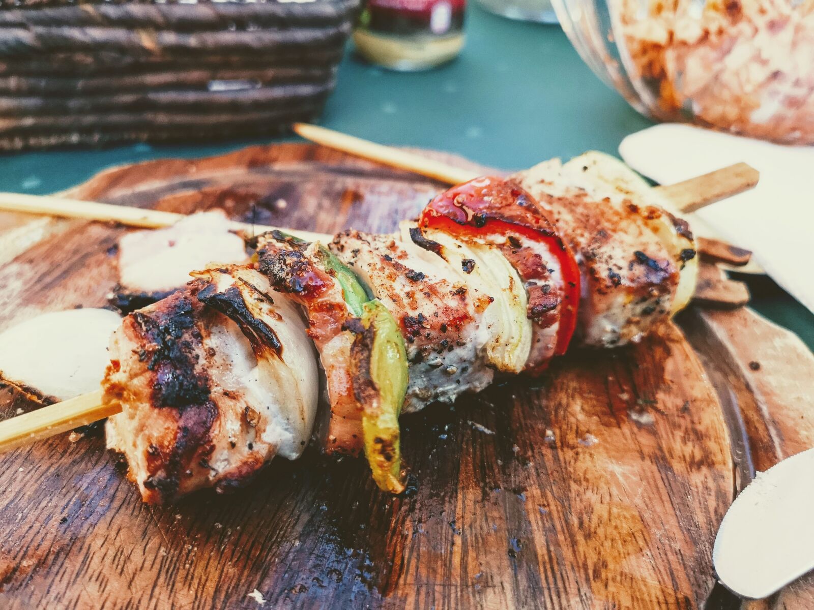 HUAWEI CLT-L29 sample photo. Barbecue, eat, shish kebab photography