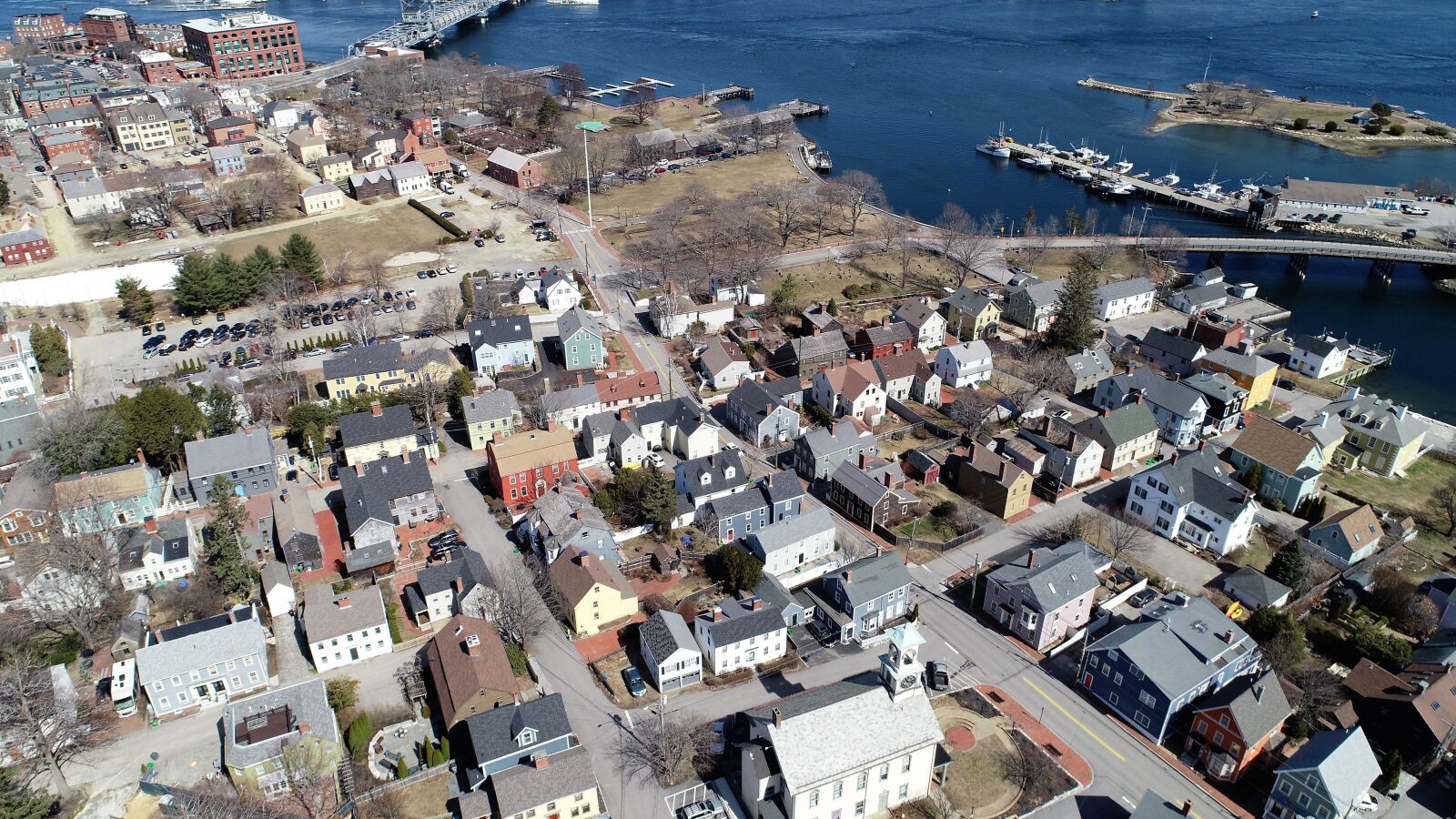 DJI FC6310 sample photo. Portsmouth nh, aerial, drone photography