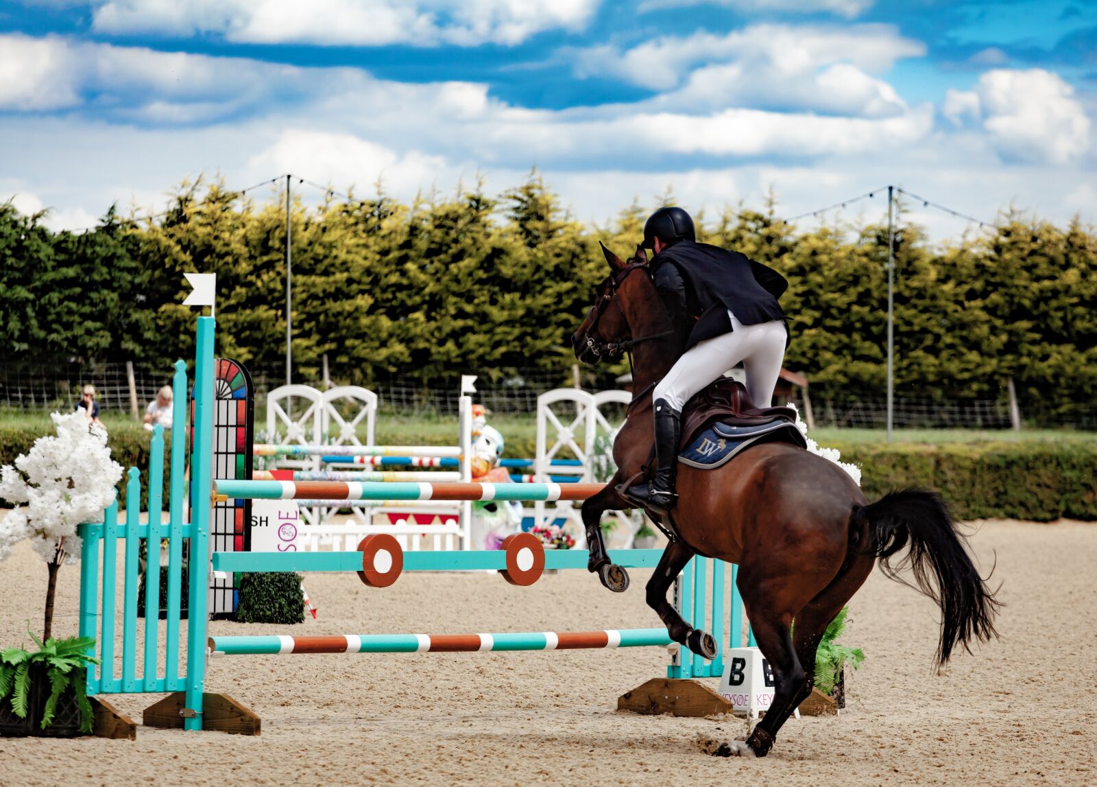 Canon EF 70-200mm F4L USM sample photo. Horse jumping, jumping, equestrian photography