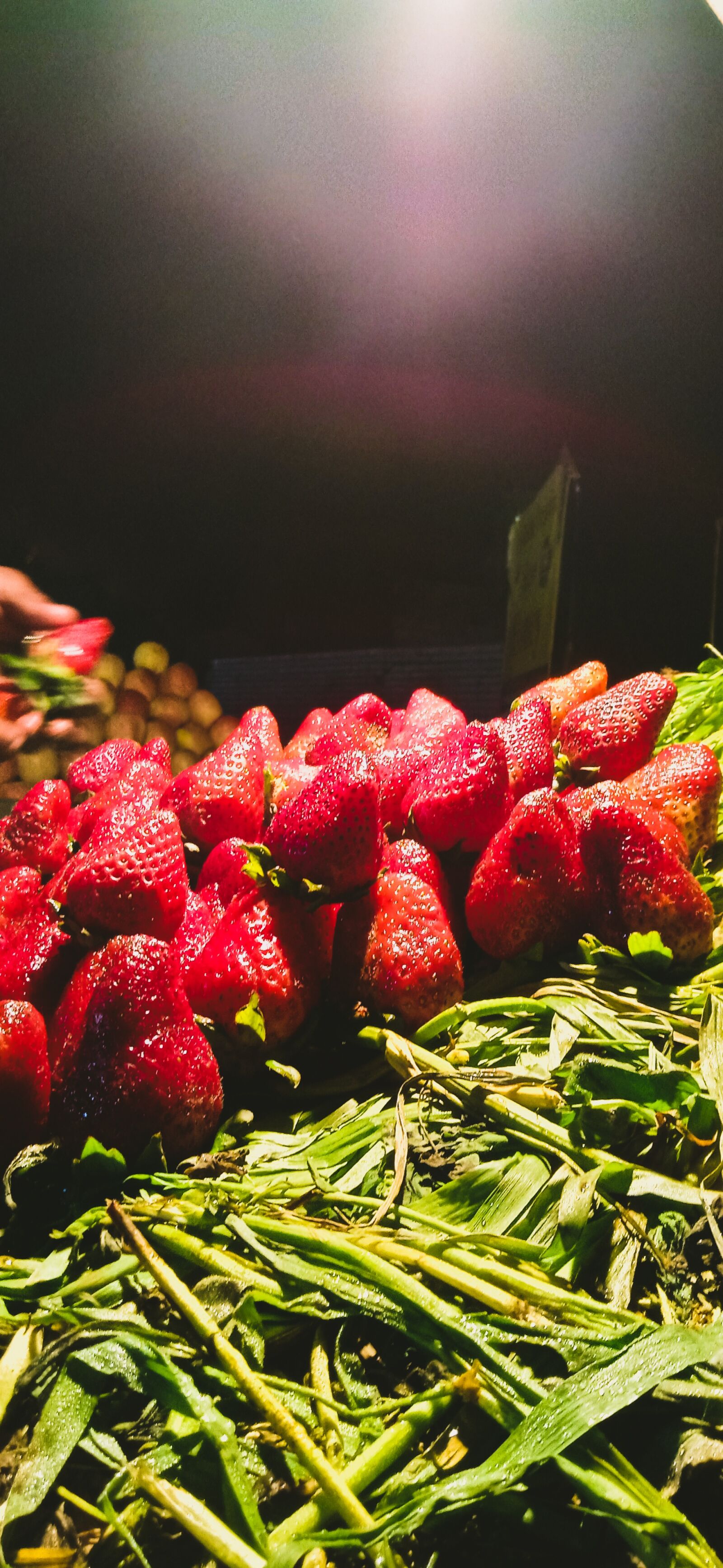 Realme C2 sample photo. Strawberry, fruit, red photography