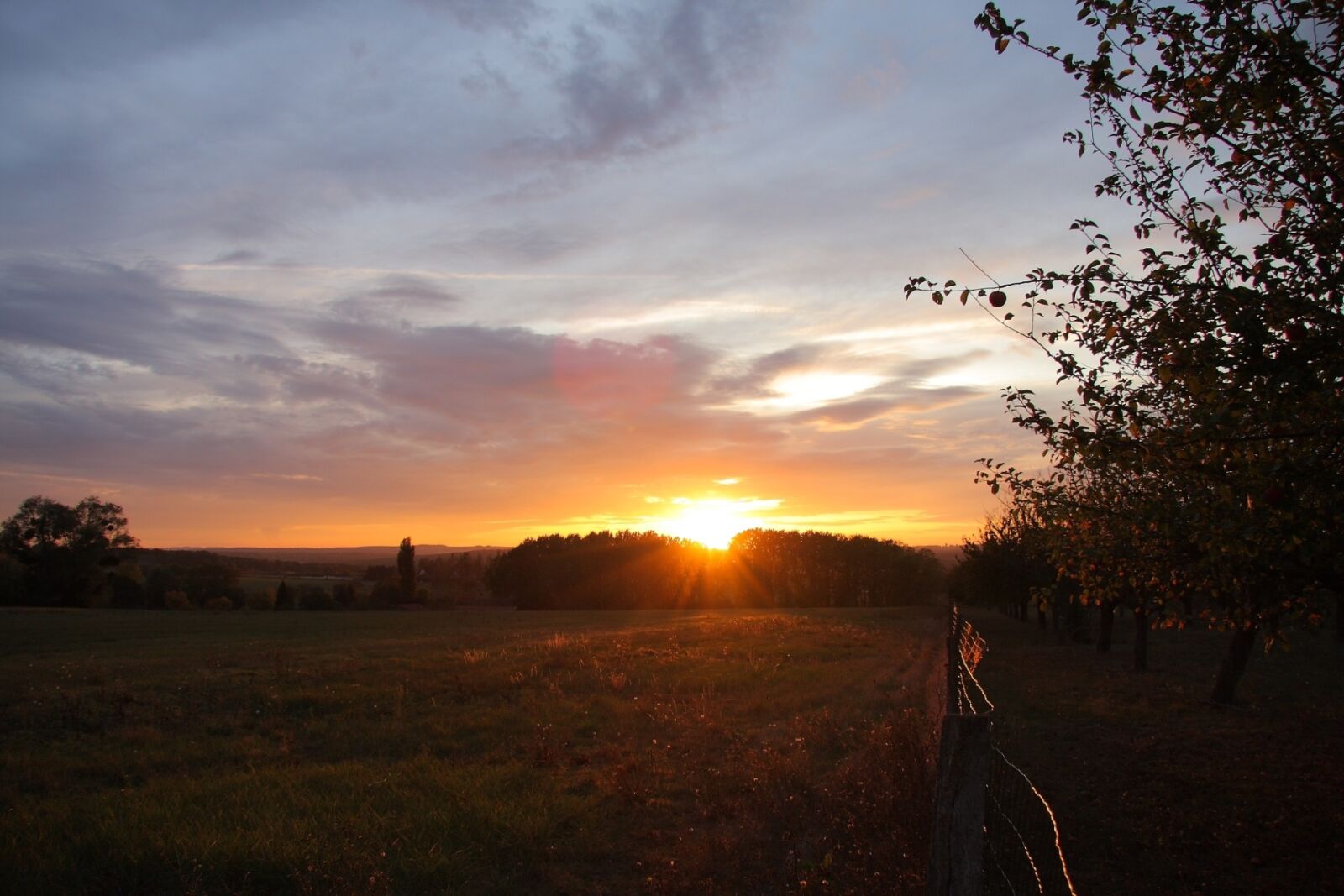 Canon EOS 40D sample photo. Sunset, france, free picture photography