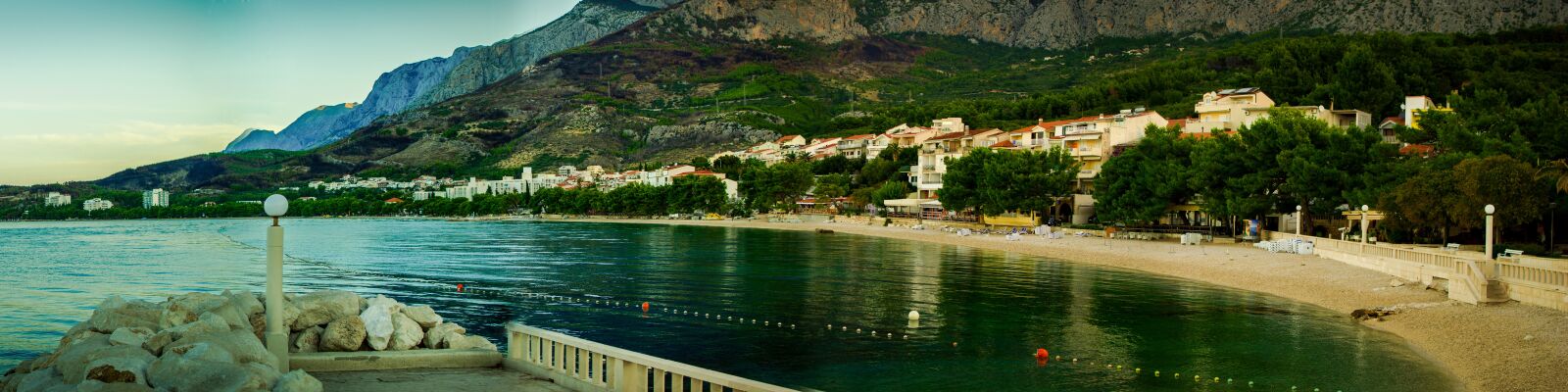 Nikon D60 sample photo. Panorama, the coast, croatia photography