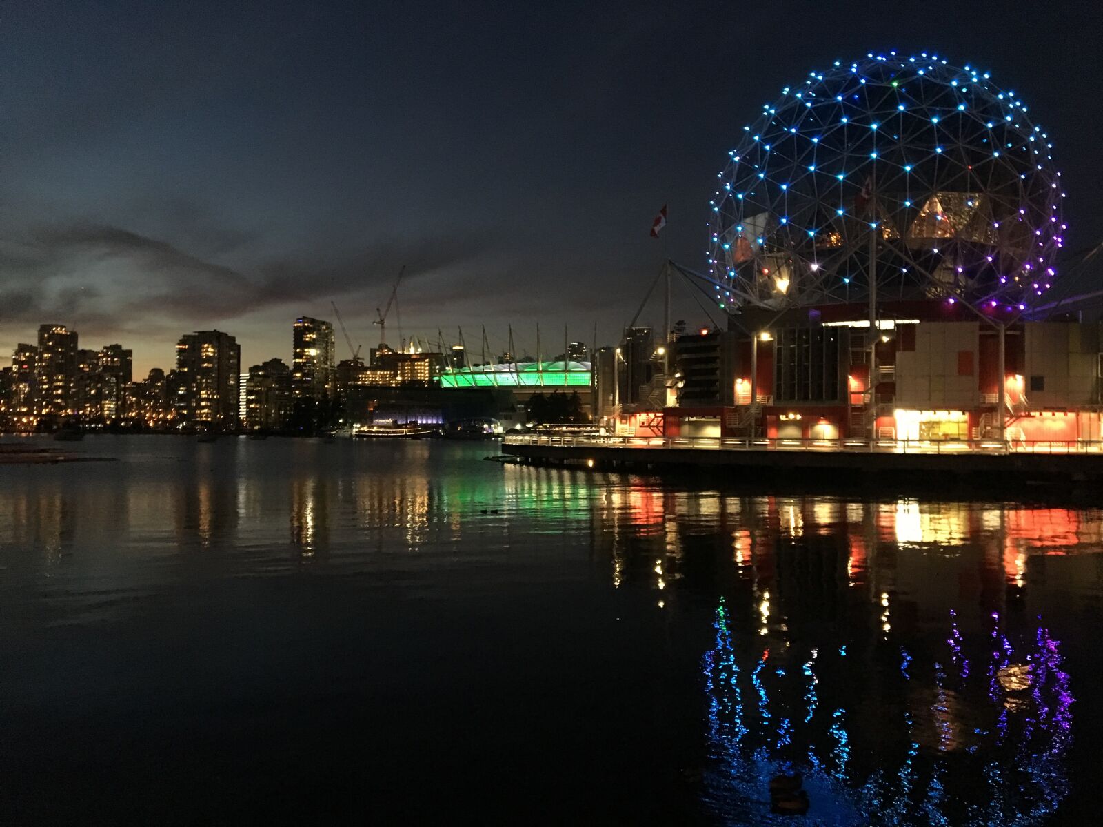 Apple iPhone 6s sample photo. Vancouver, downtown, science world photography