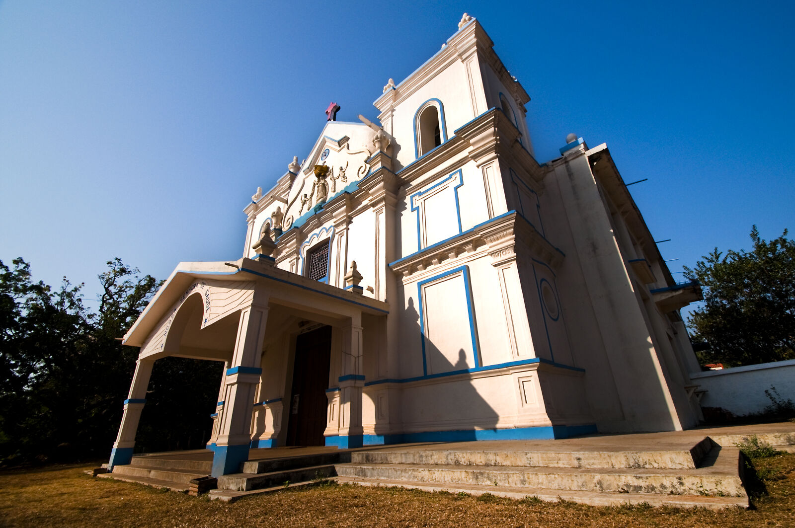 Nikon D5000 sample photo. Church, goa, panaji, panjim photography
