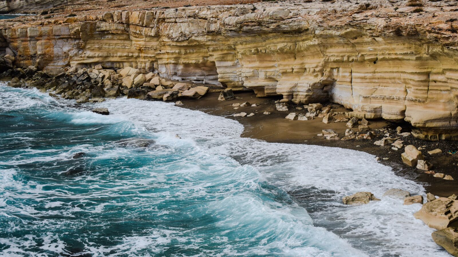 Nikon D3300 sample photo. Cliff, coast, sea photography