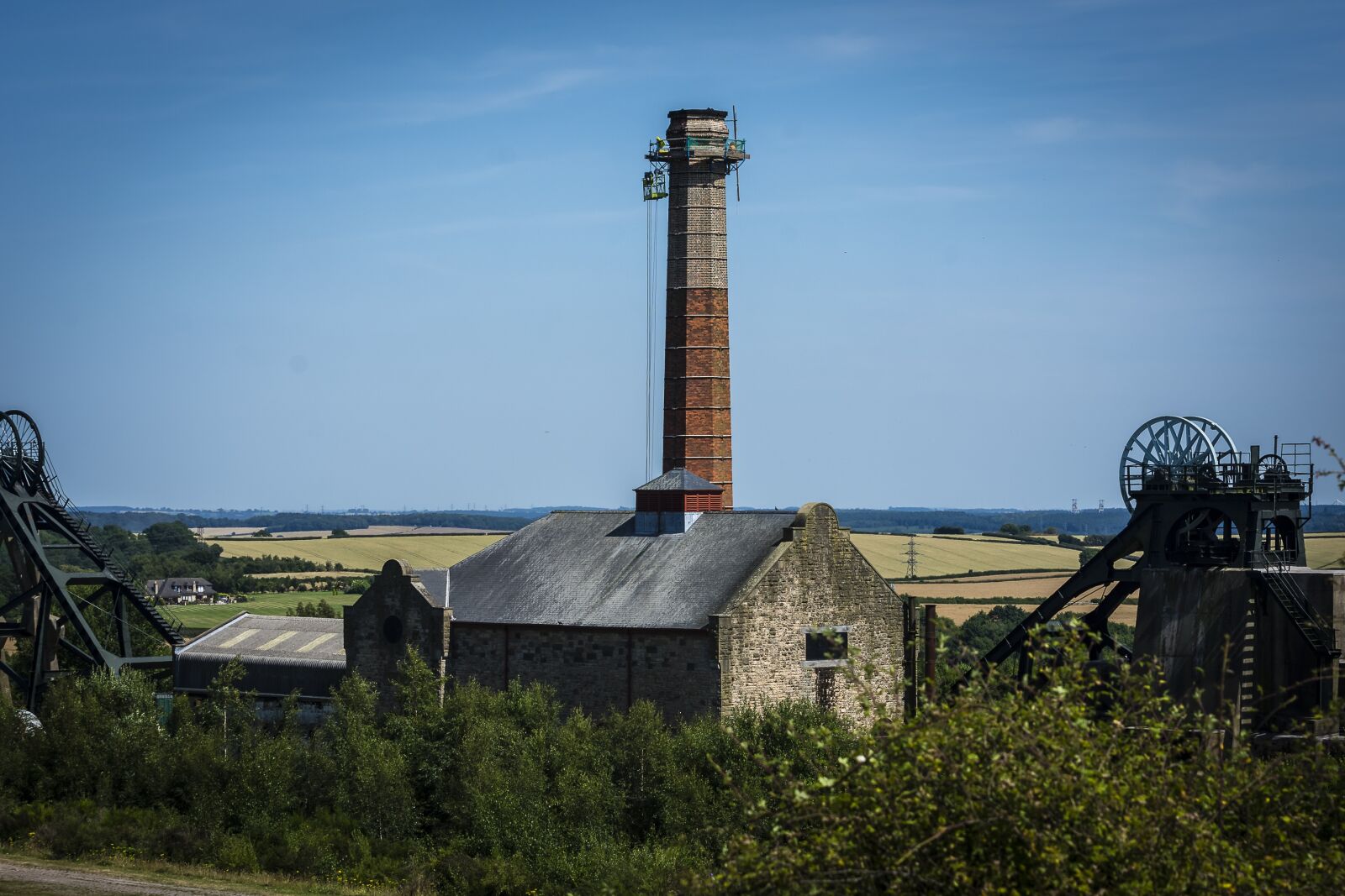 Nikon D7200 sample photo. Coal mine, landscape, repair photography
