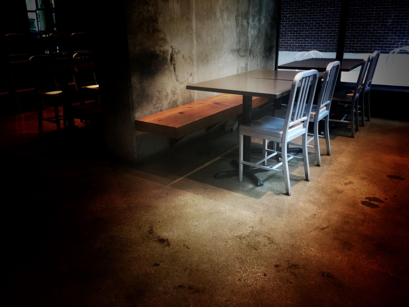 iPhone 6 Plus back camera 4.15mm f/2.2 sample photo. Coffee, shop, horror, metal photography