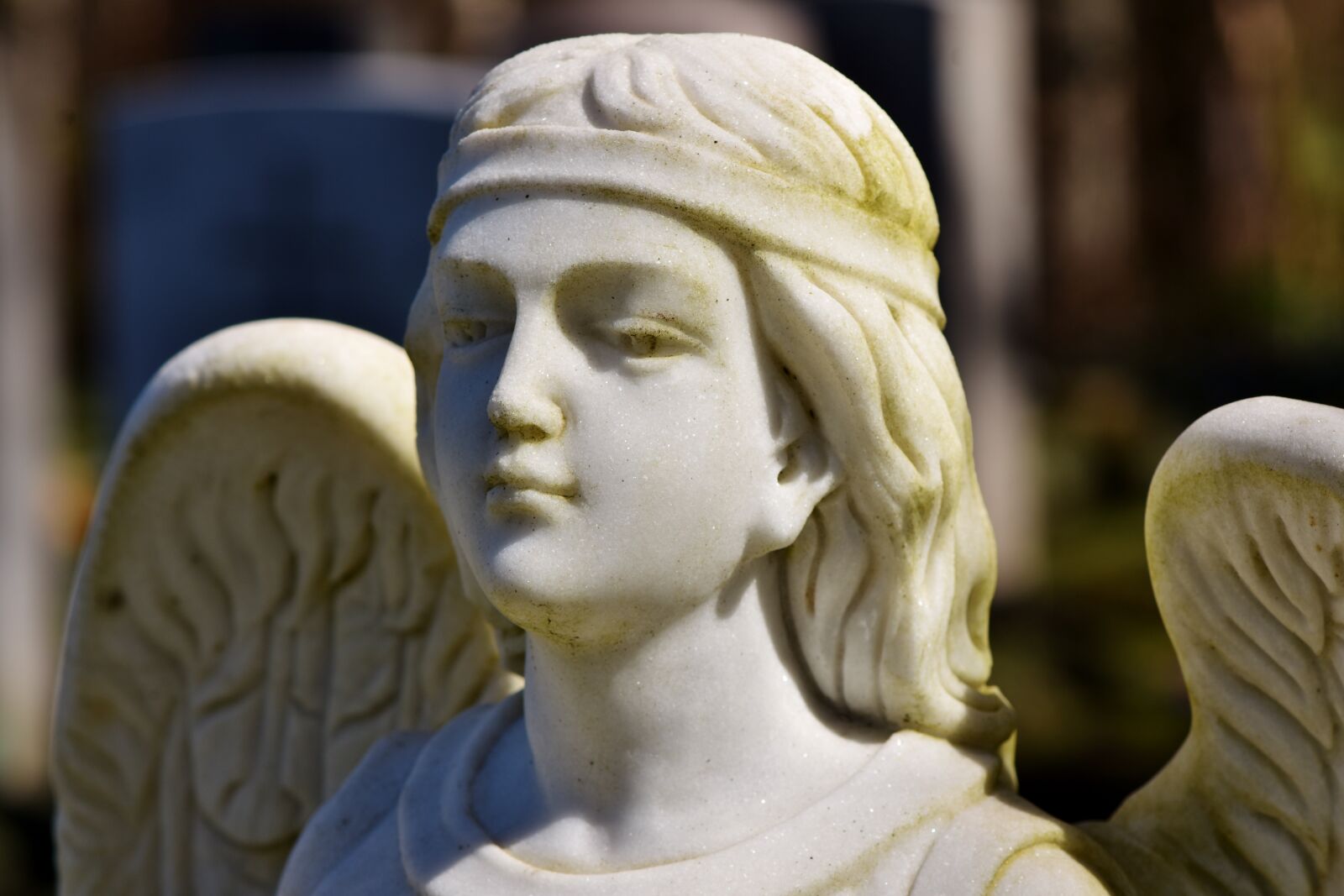 Nikon D7200 sample photo. Angel, angel figure, sculpture photography