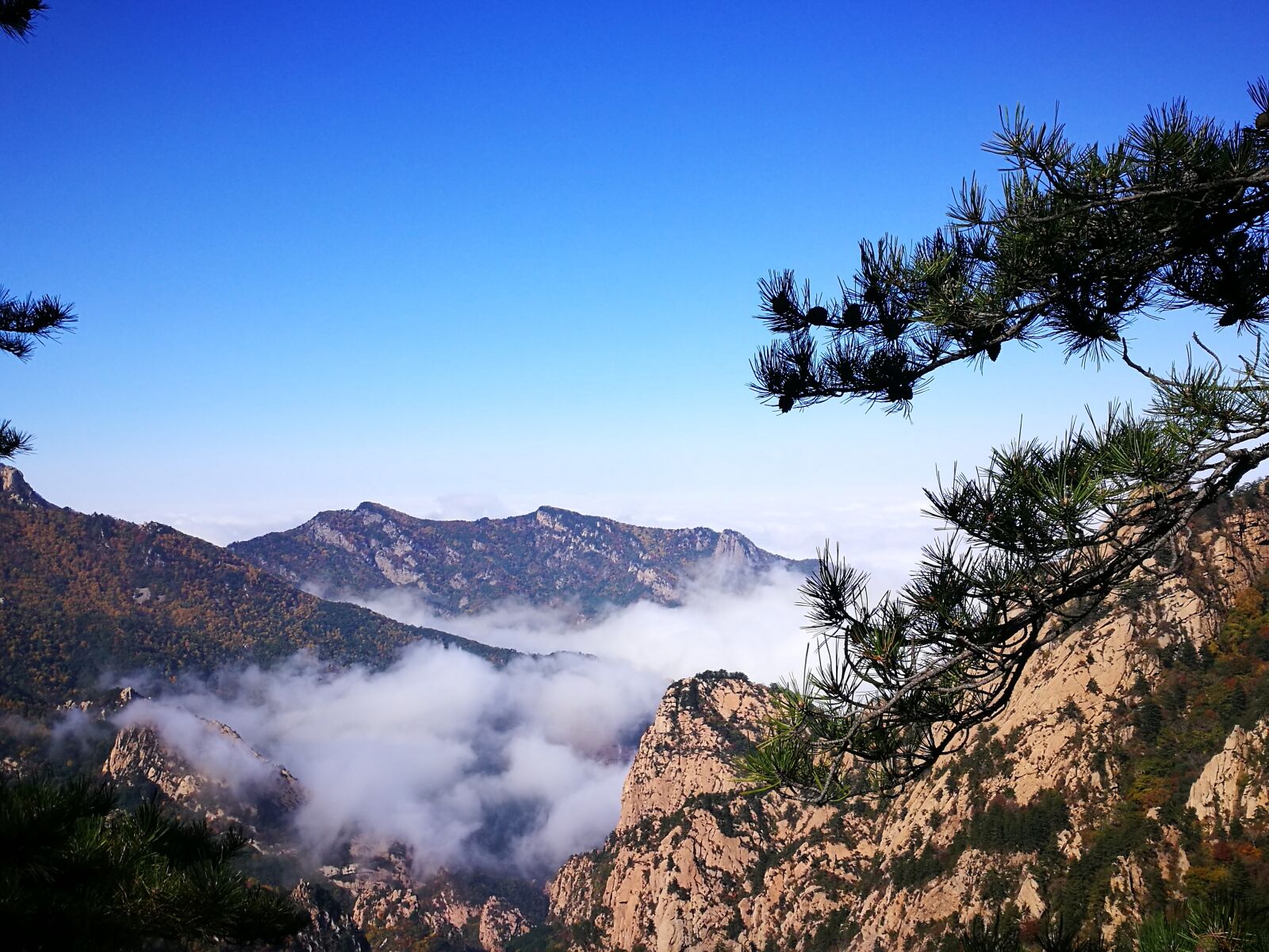 HUAWEI P9 sample photo. In wuling mountain, clouds photography