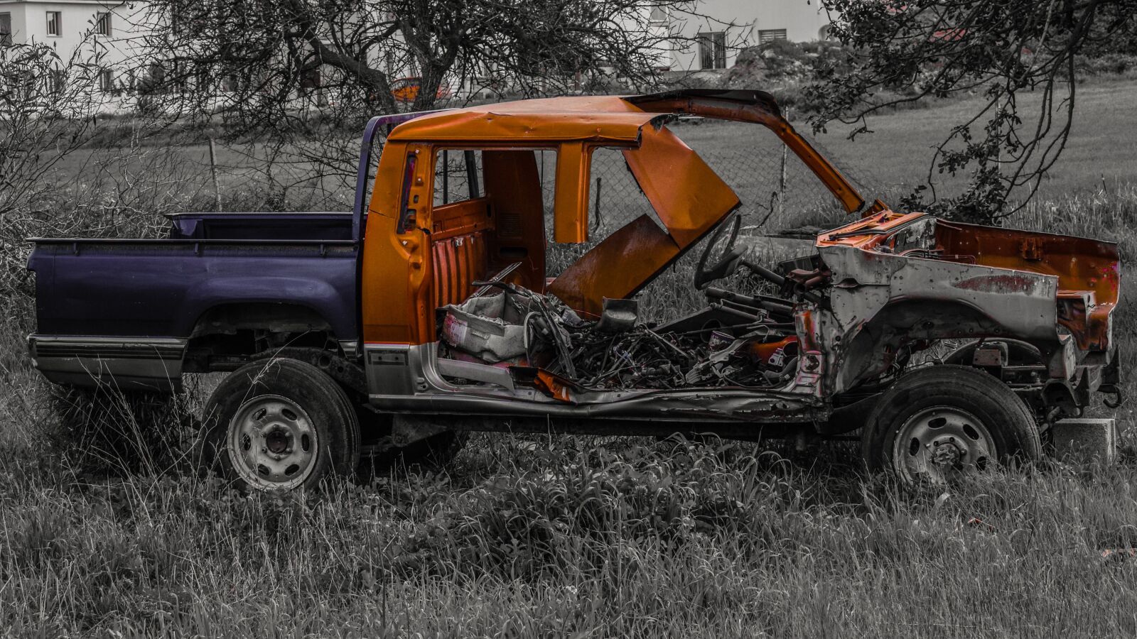 Nikon D3300 sample photo. Car, wreck, broken photography
