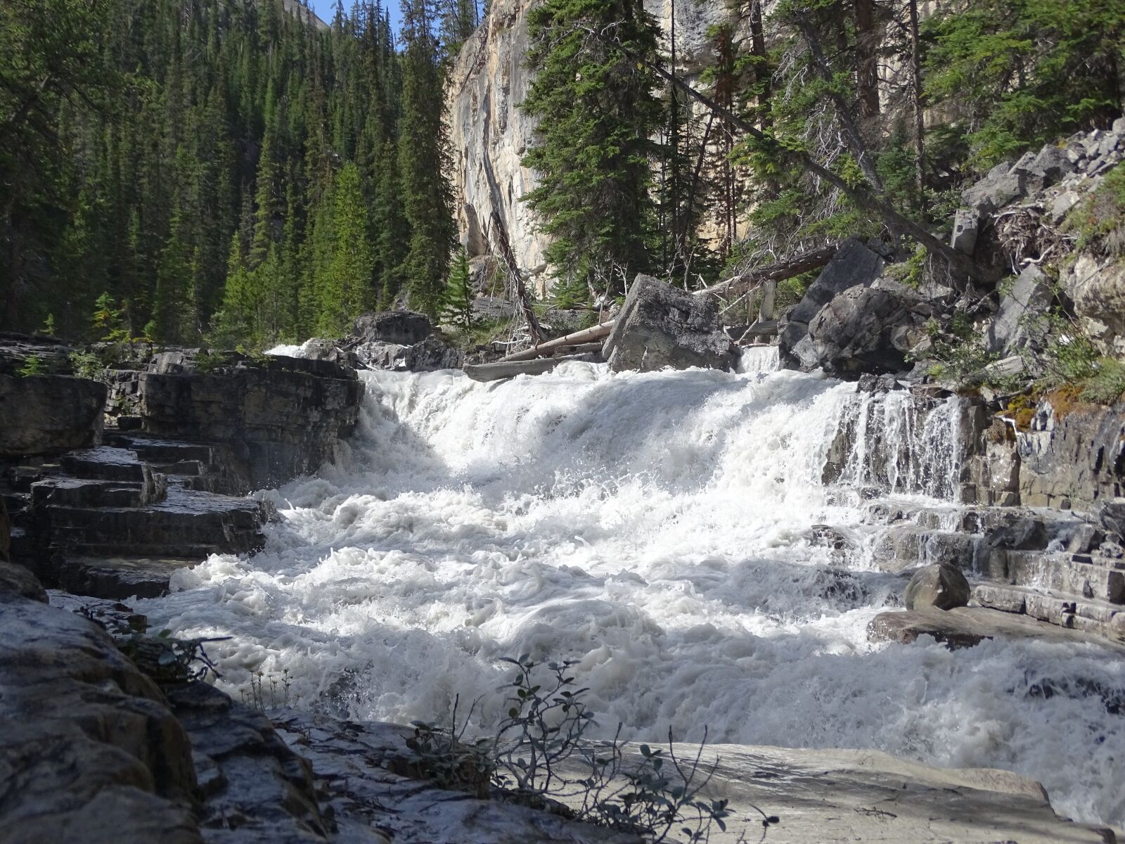 Sony Cyber-shot DSC-HX400V sample photo. White water, rockies, nature photography