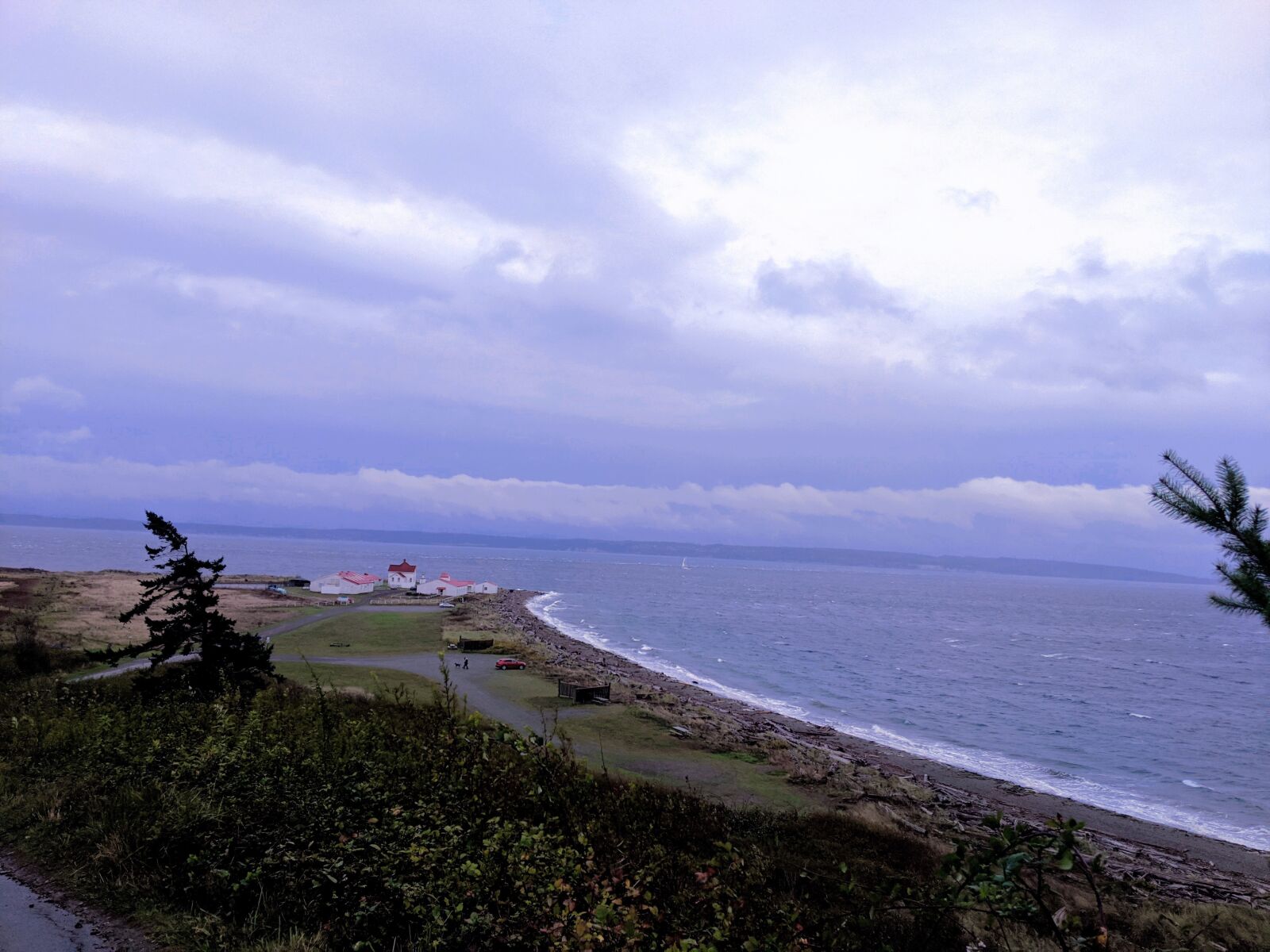 Google Pixel 3 XL sample photo. Landscape, ocean, purple photography