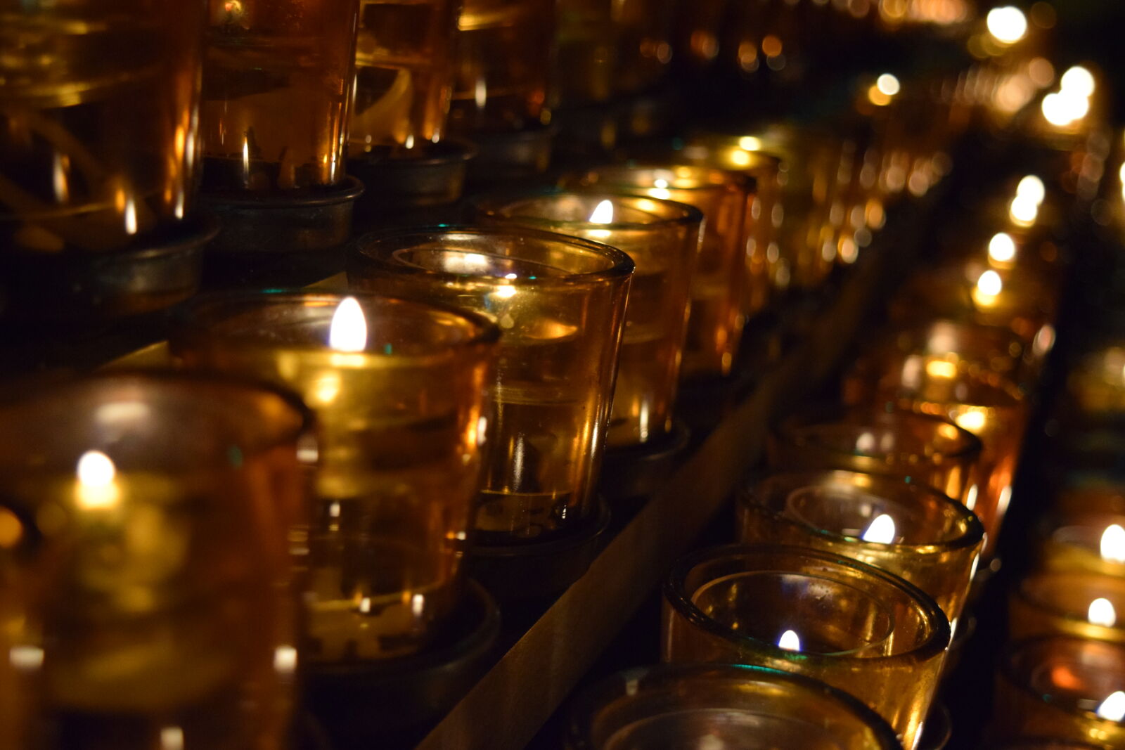 Nikon D3300 sample photo. And, bench, canada, candles photography