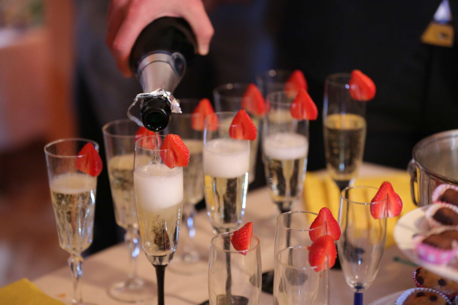 Canon EOS 5D Mark III sample photo. Anniversary, bottle, celebration, ceremony photography