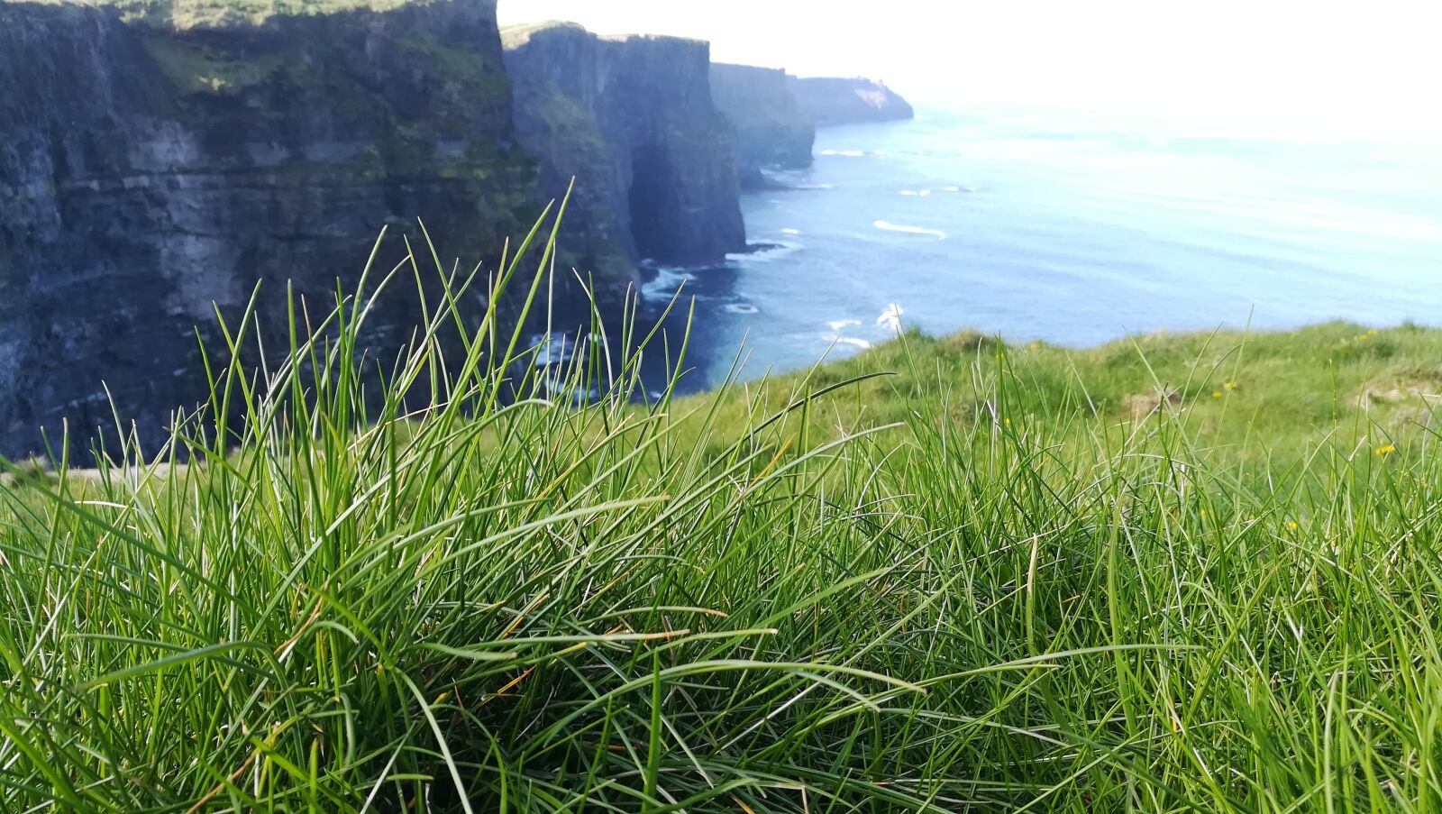 HUAWEI honor 6x sample photo. Ireland, grass, cliffs photography