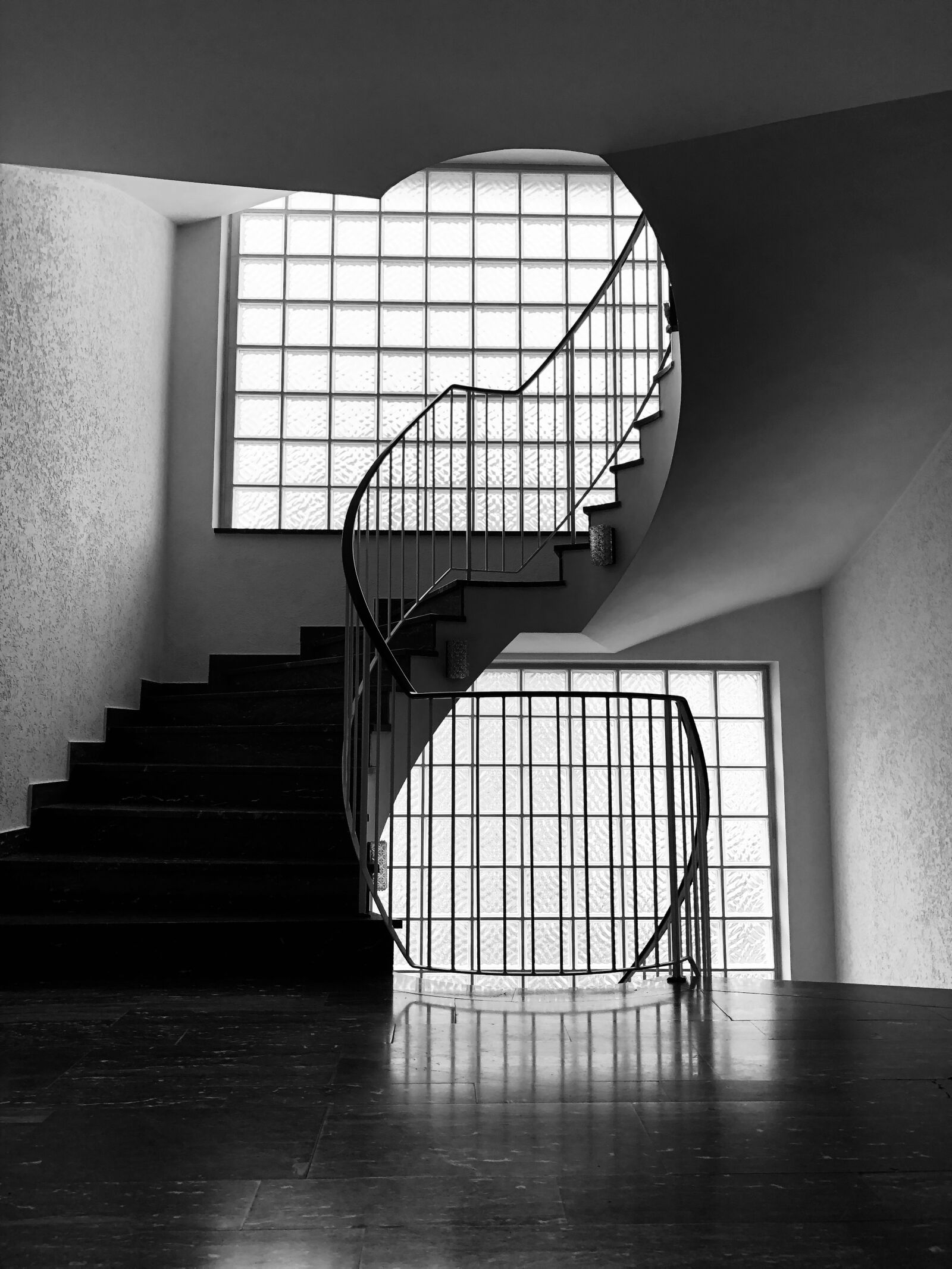 iPhone 8 back camera 3.99mm f/1.8 sample photo. Stairs, house, architecture photography