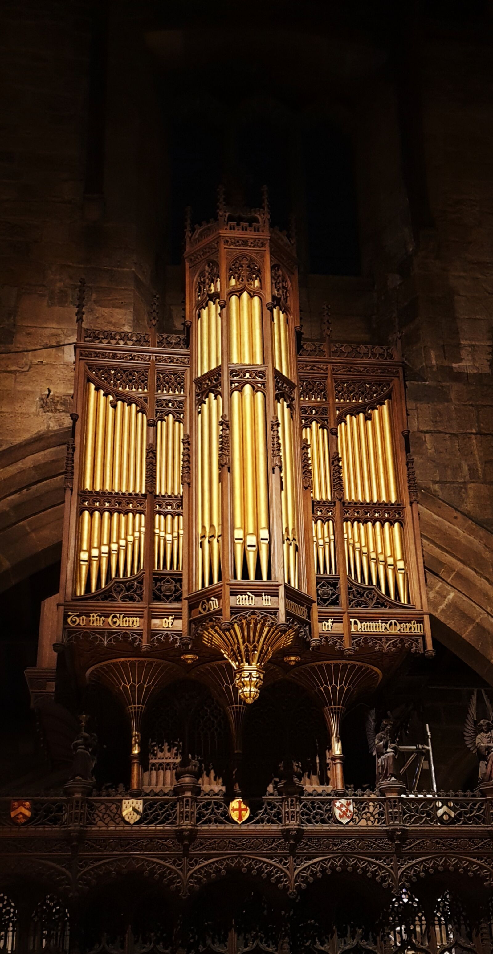 Samsung Galaxy Note9 sample photo. Newcastle, cathedral, organ photography