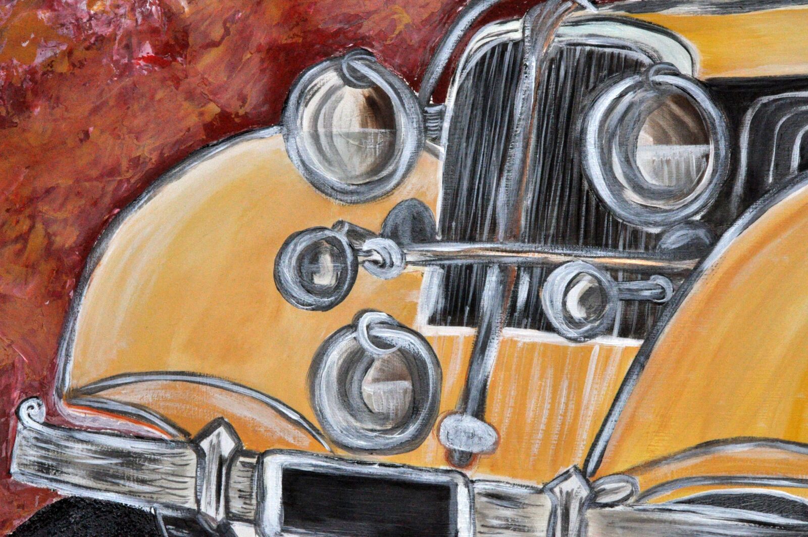 Nikon D5000 sample photo. Old, automobile, car photography