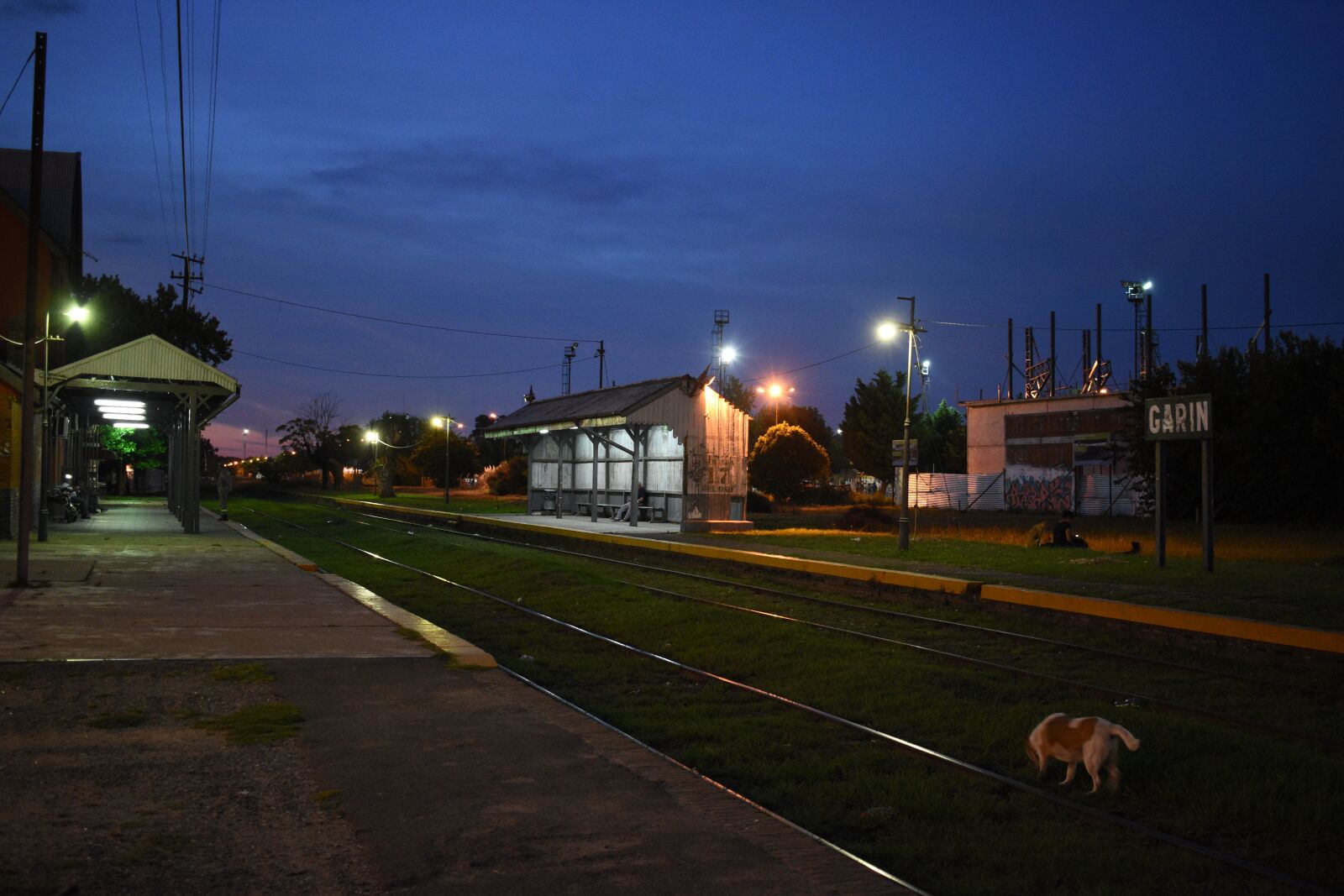 Nikon D3400 sample photo. Station, train, sunset photography